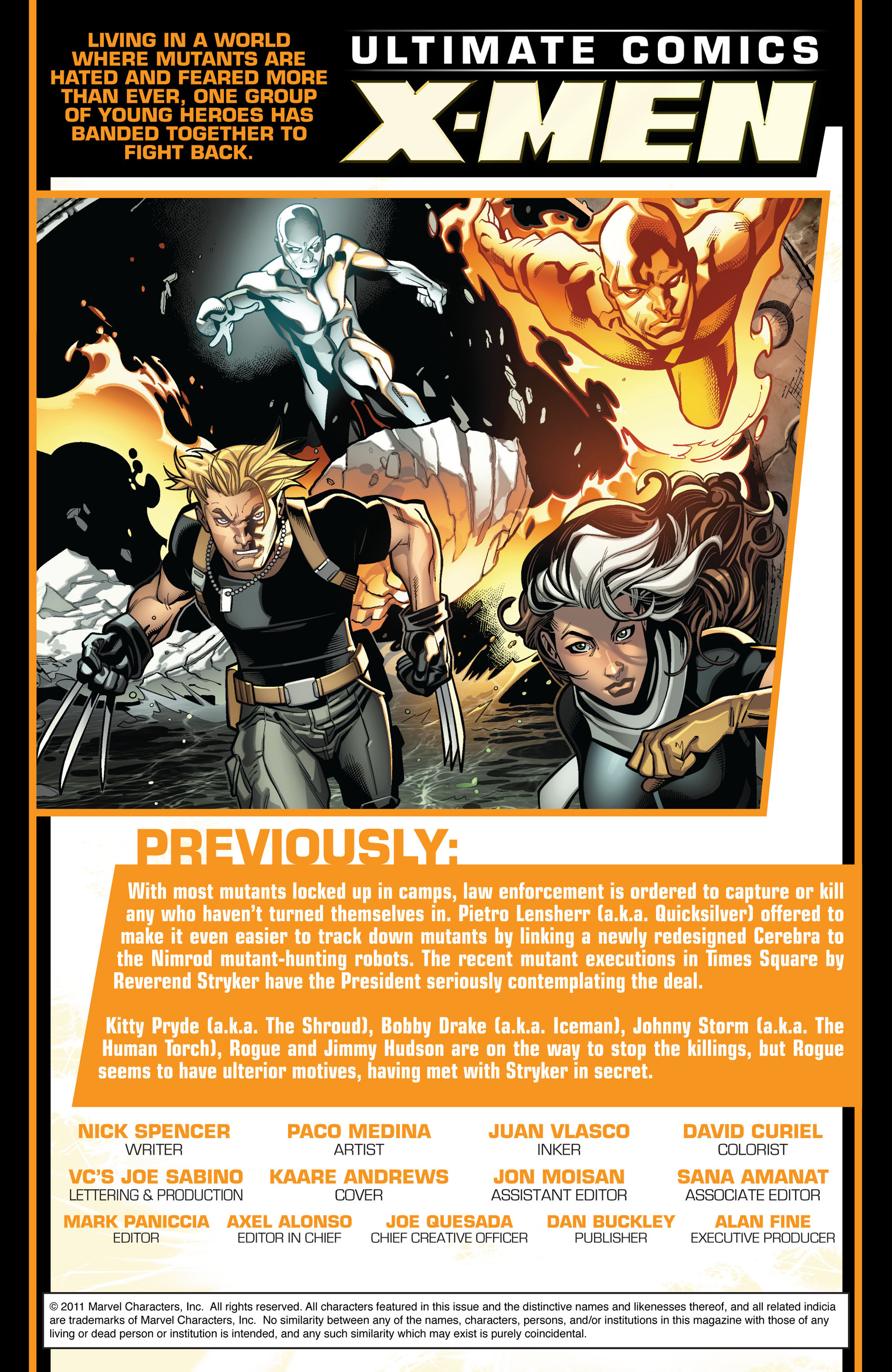 Read online Ultimate Comics XMen comic Issue 5