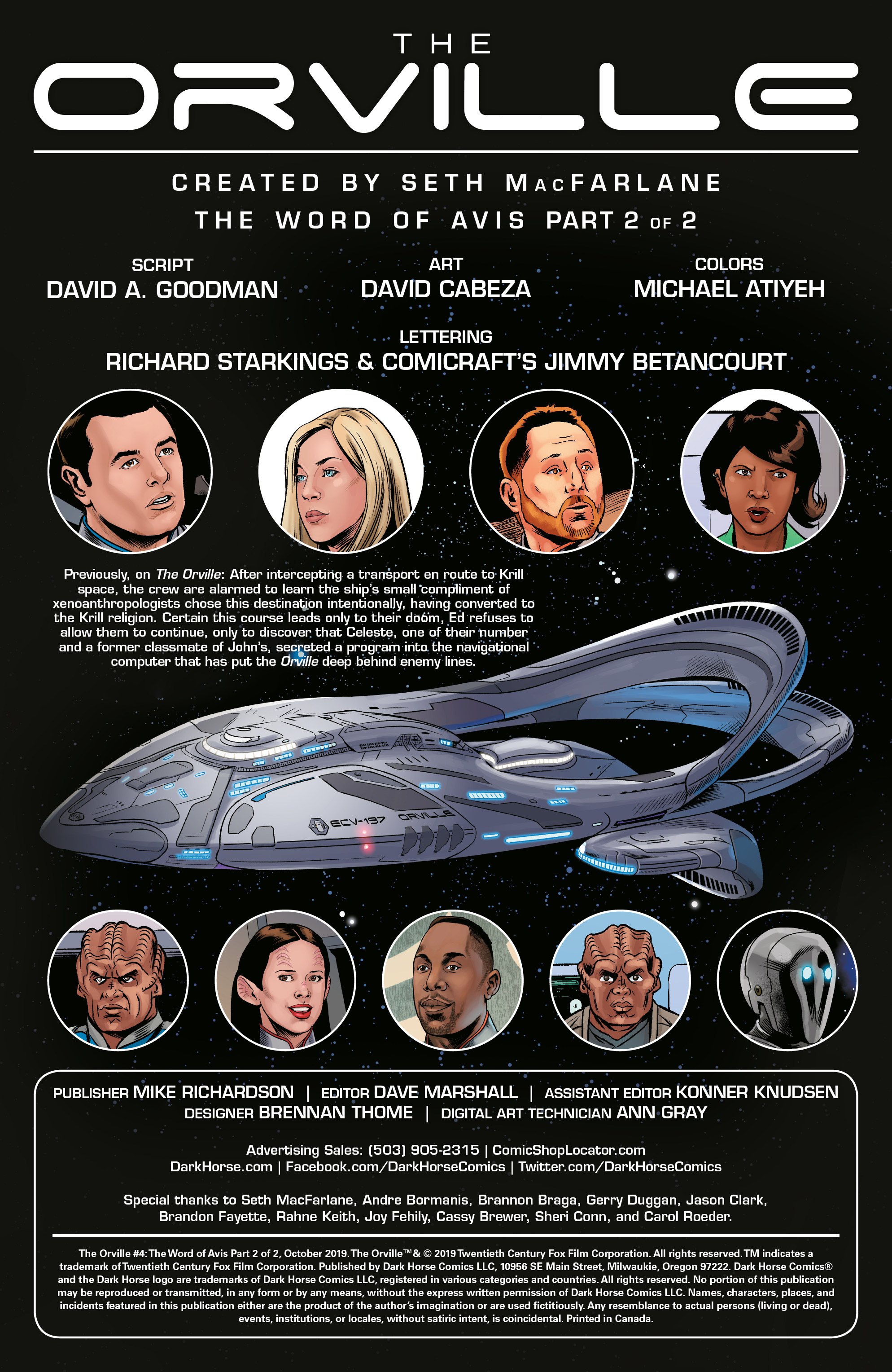 Read online The Orville comic -  Issue #4 - 2
