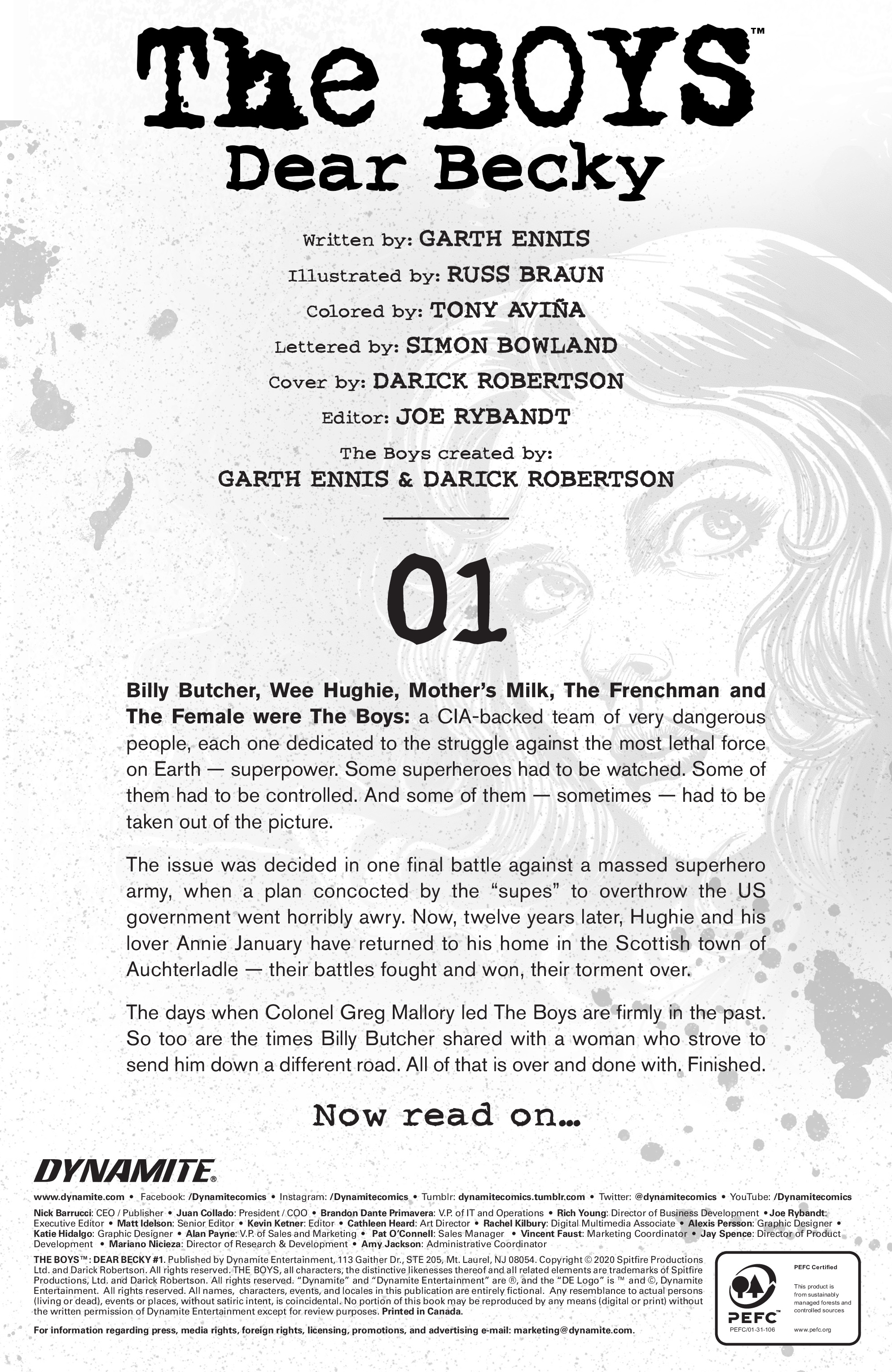 Read online The Boys: Dear Becky comic -  Issue #1 - 2