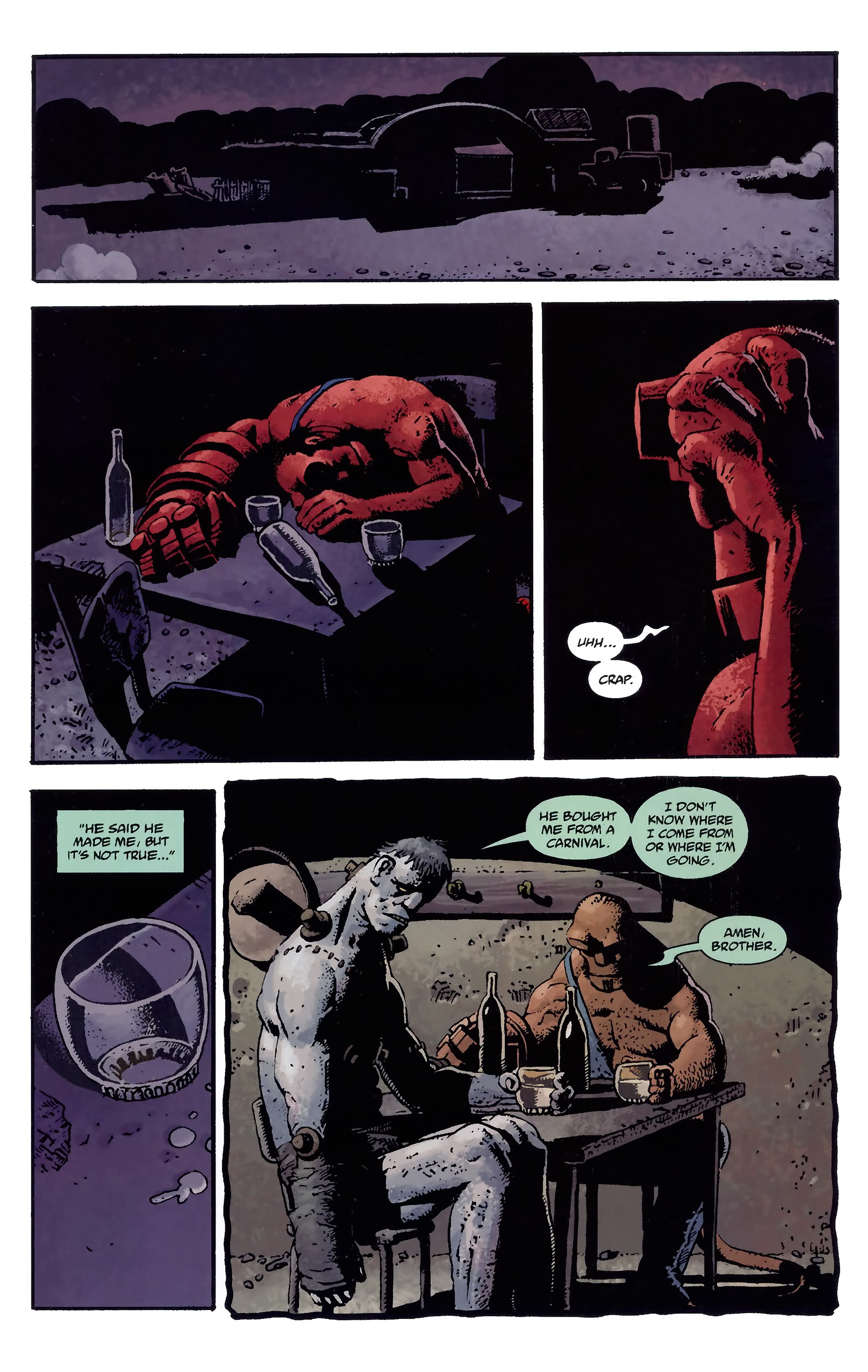 Read online Hellboy: House of the Living Dead comic -  Issue # TPB - 54