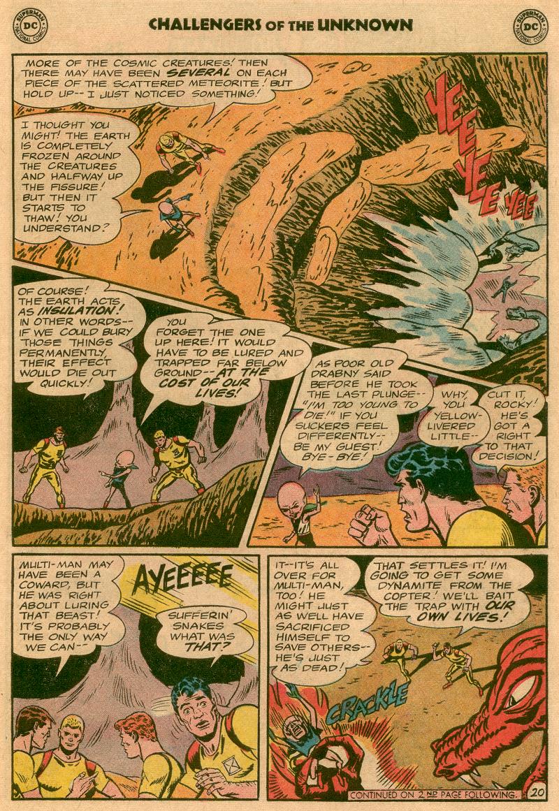 Read online Challengers of the Unknown (1958) comic -  Issue #45 - 24