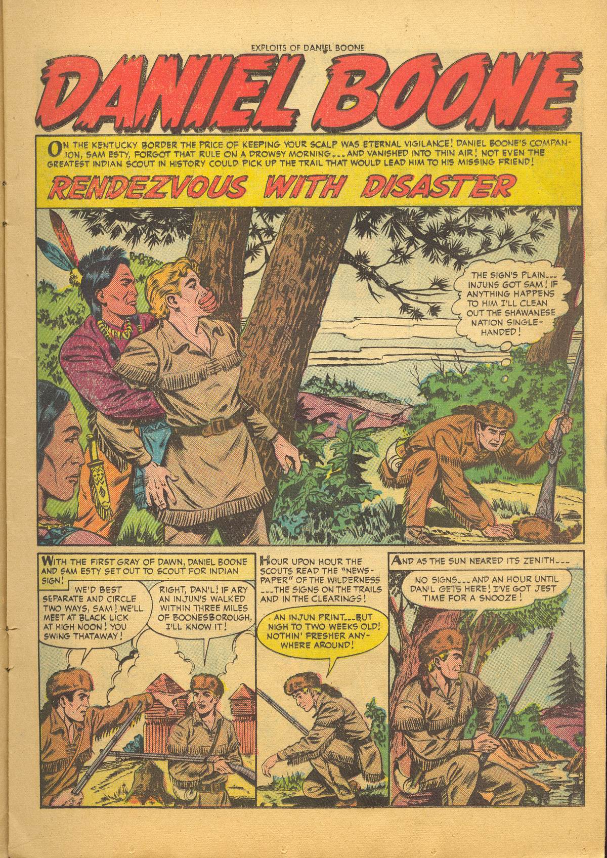 Read online Exploits of Daniel Boone comic -  Issue #4 - 13