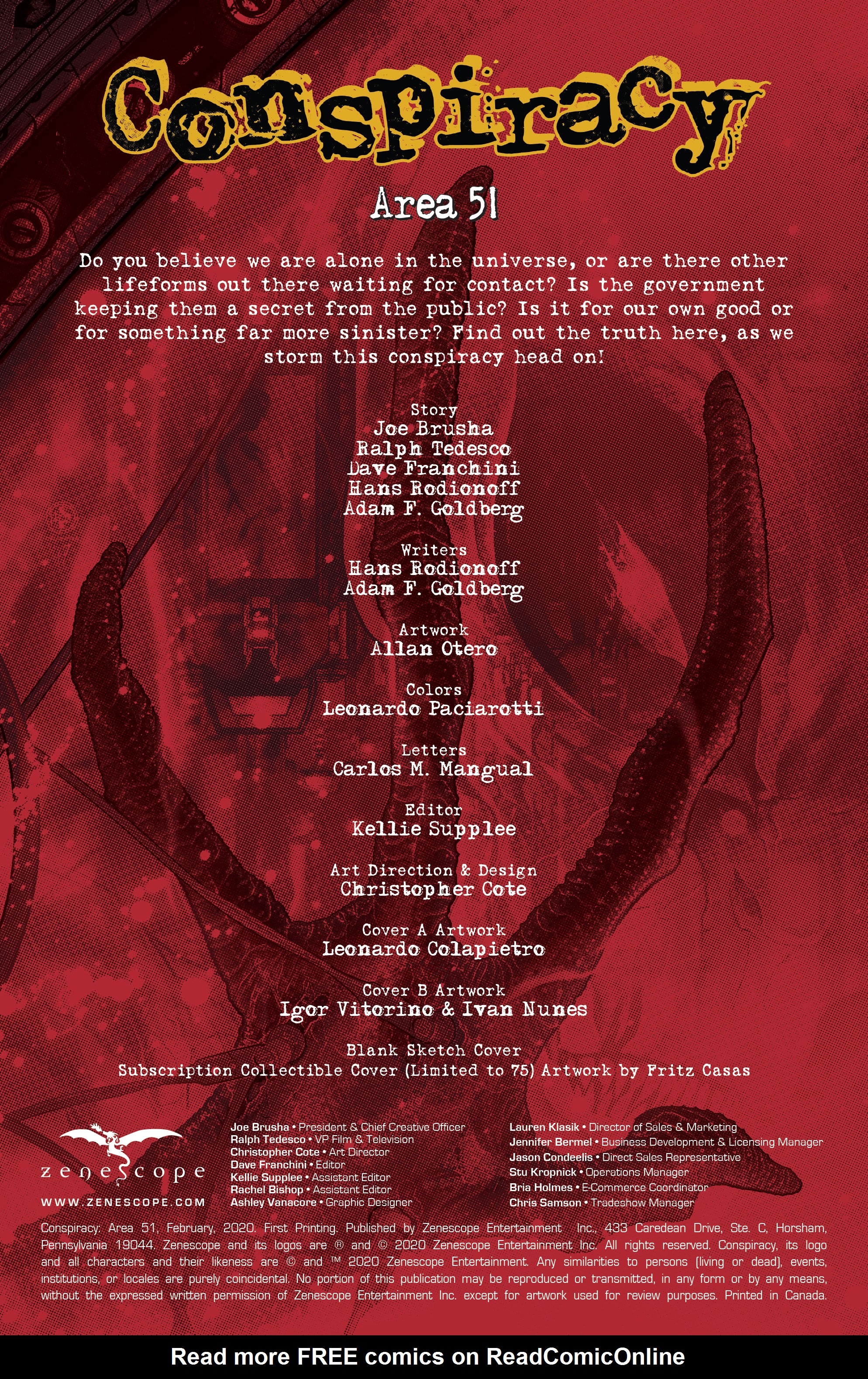 Read online Conspiracy: Area 51 comic -  Issue #1 - 2