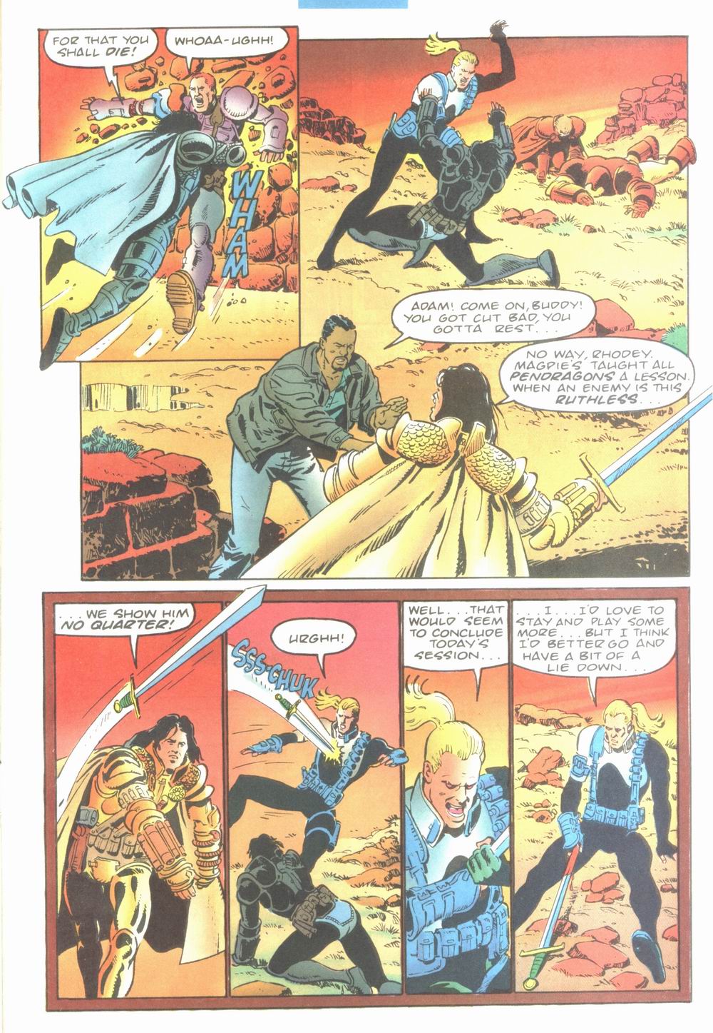 Read online Knights of Pendragon comic -  Issue #3 - 21