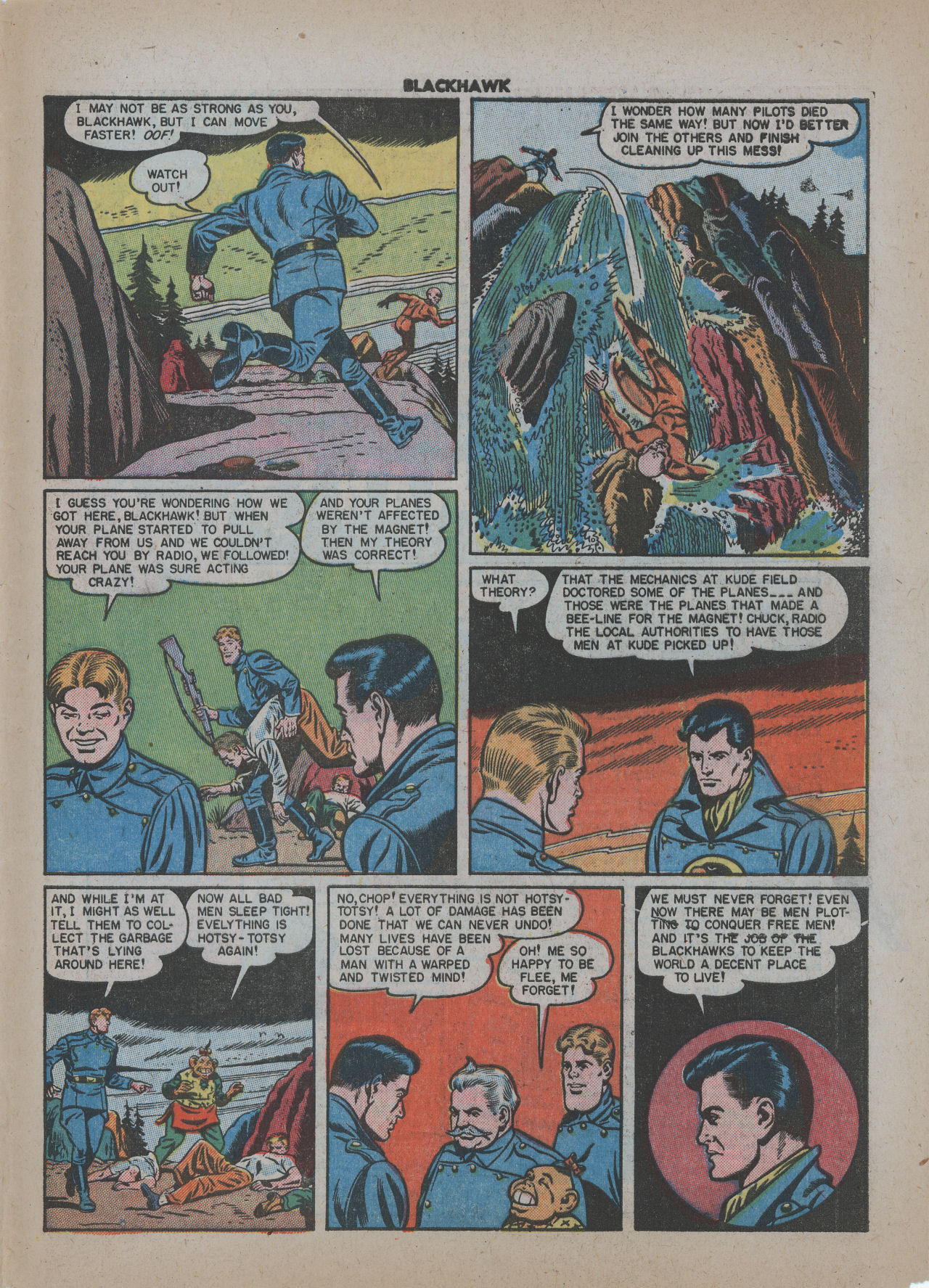 Read online Blackhawk (1957) comic -  Issue #40 - 50