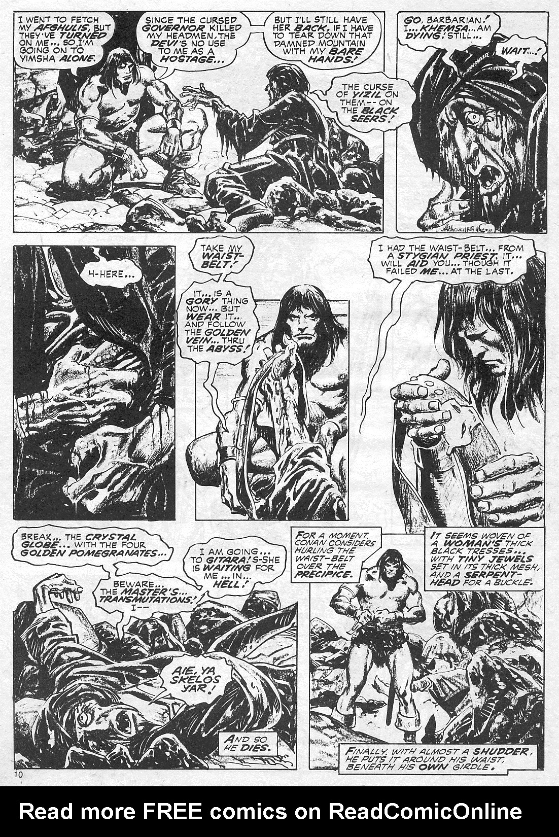 Read online The Savage Sword Of Conan comic -  Issue #18 - 10