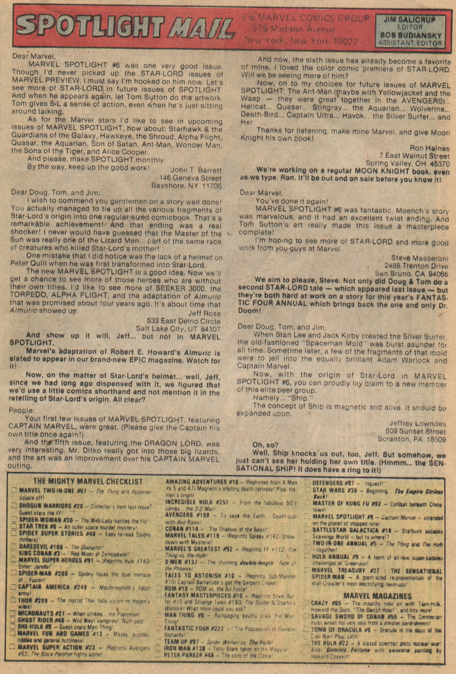 Read online Marvel Spotlight (1979) comic -  Issue #8 - 19