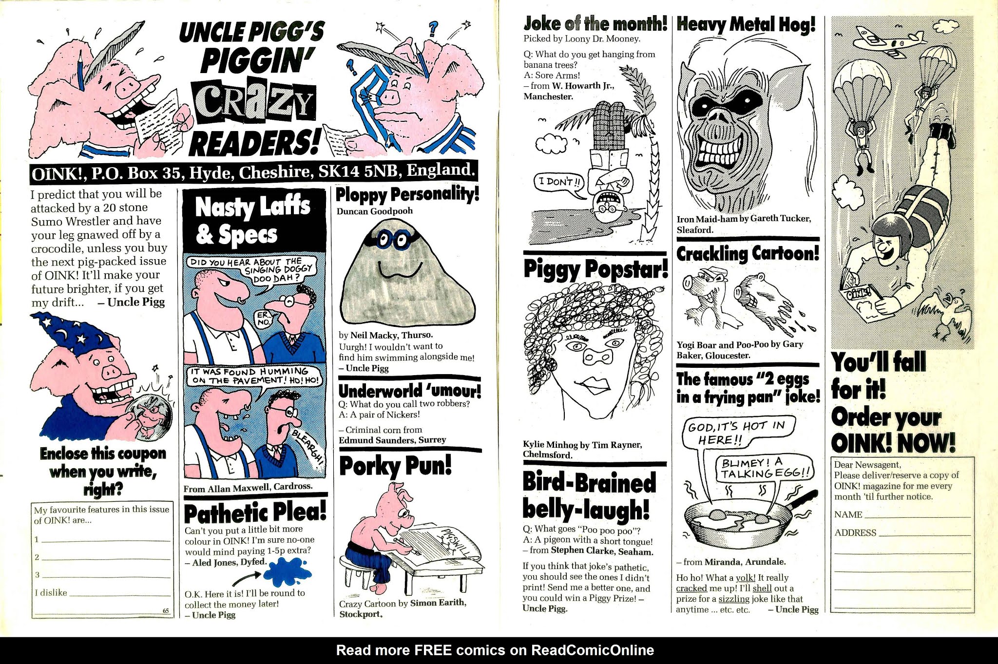 Read online Oink! comic -  Issue #65 - 3