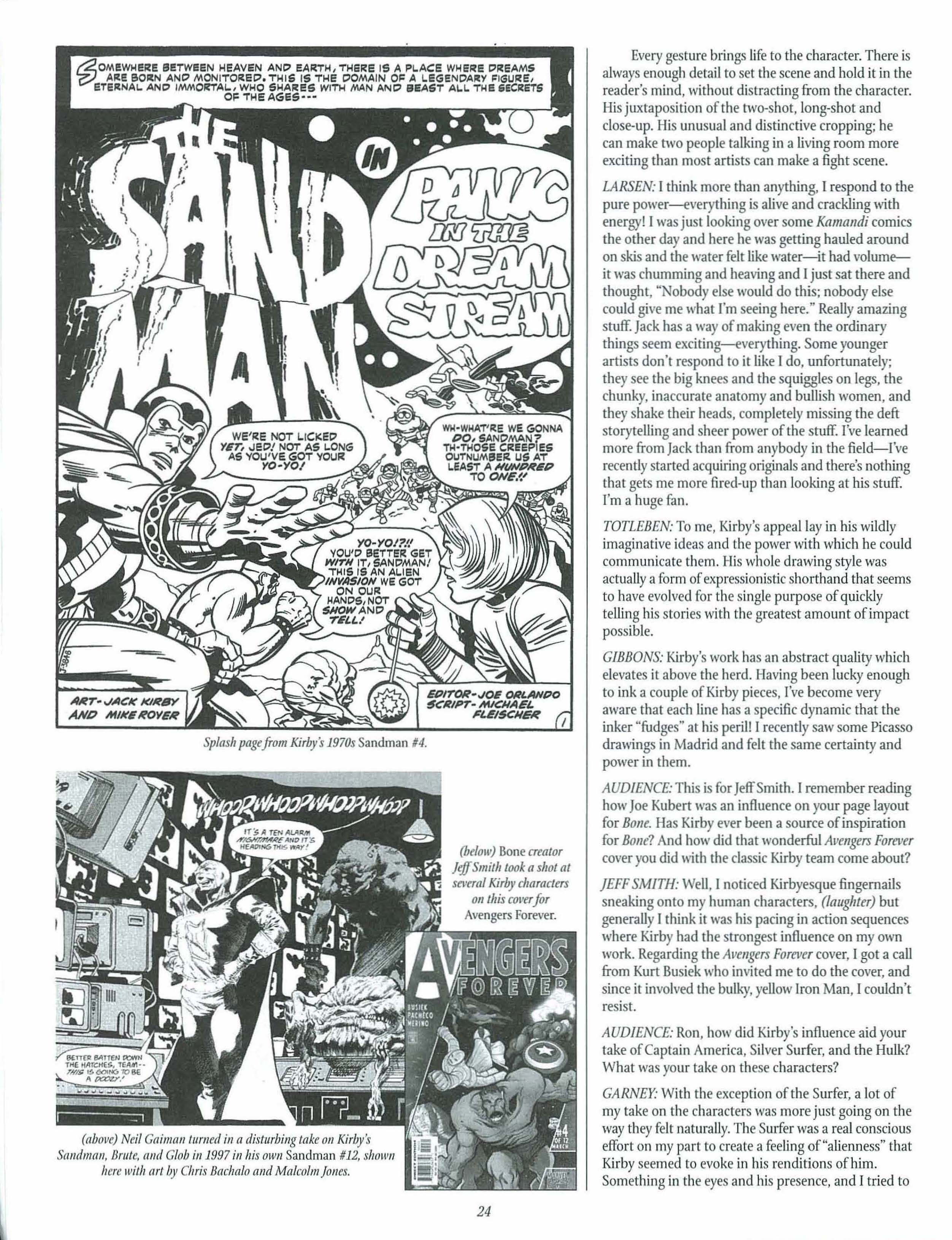 Read online The Jack Kirby Collector comic -  Issue #27 - 24