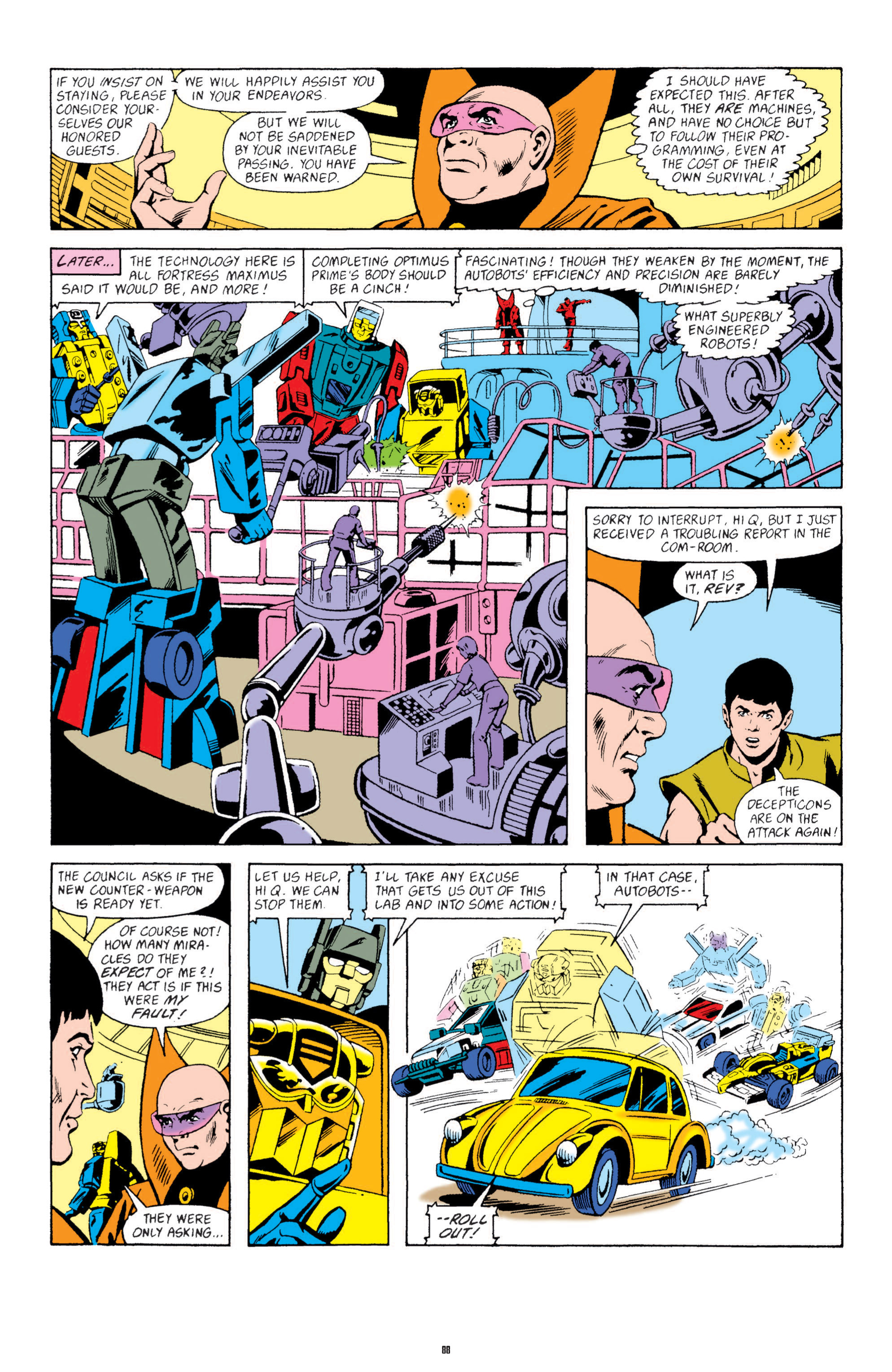 Read online The Transformers Classics comic -  Issue # TPB 4 - 89