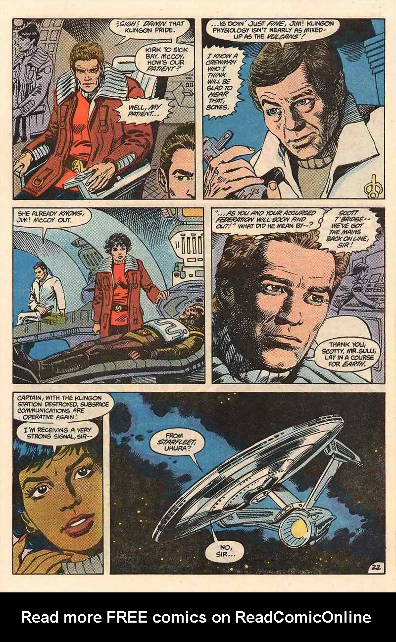 Read online Star Trek (1984) comic -  Issue #2 - 23