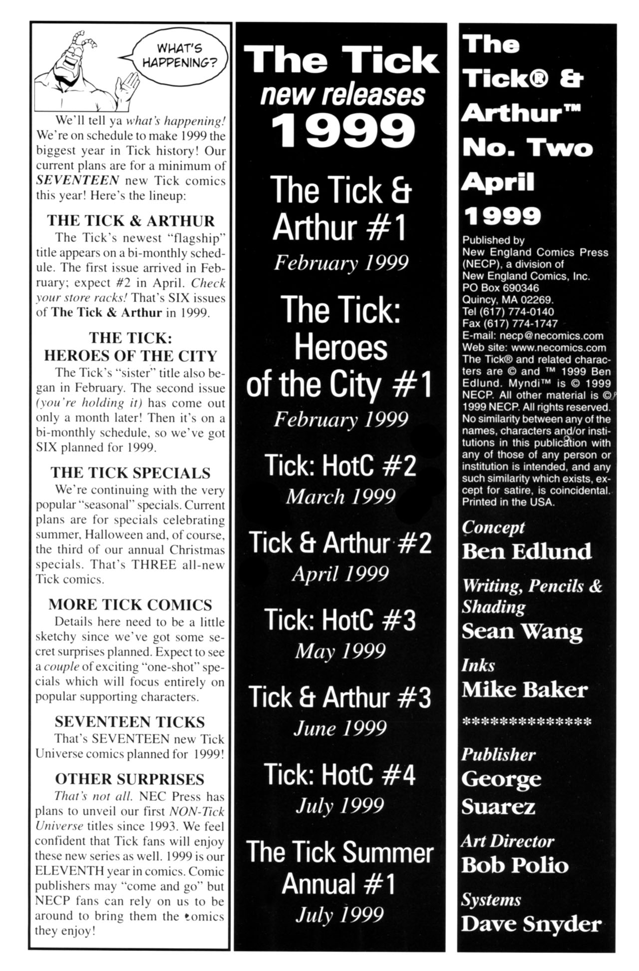 Read online The Tick and Arthur comic -  Issue #2 - 2