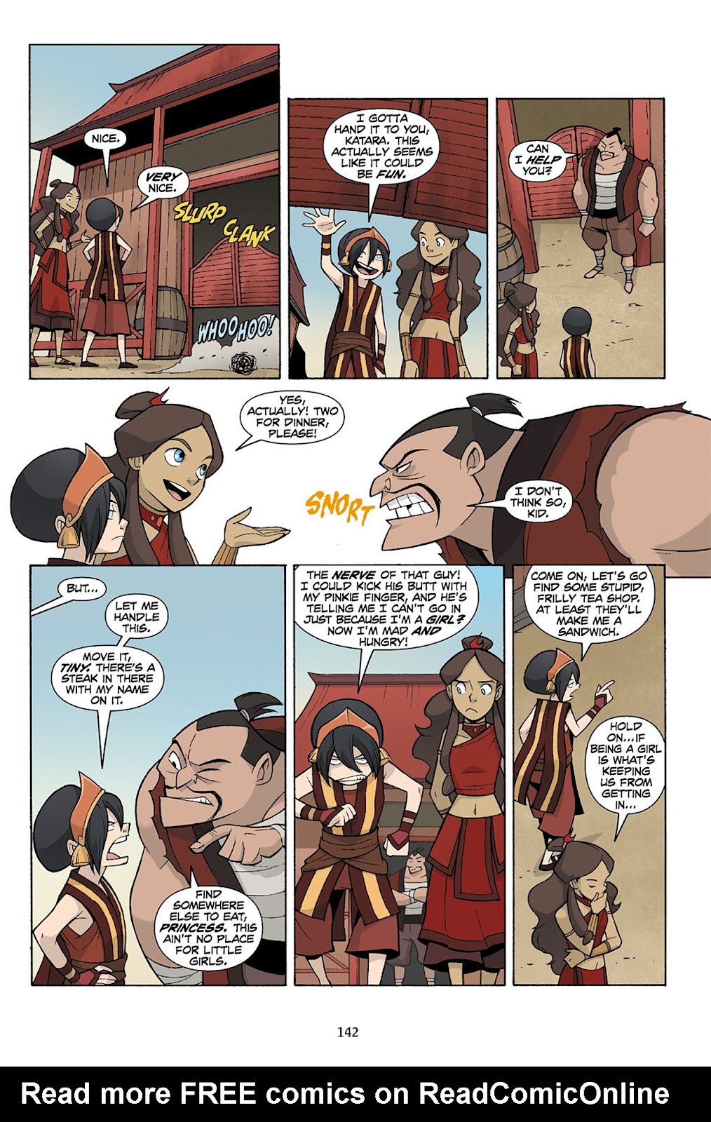 Nickelodeon Avatar: The Last Airbender - The Lost Adventures issue Full - Page 143