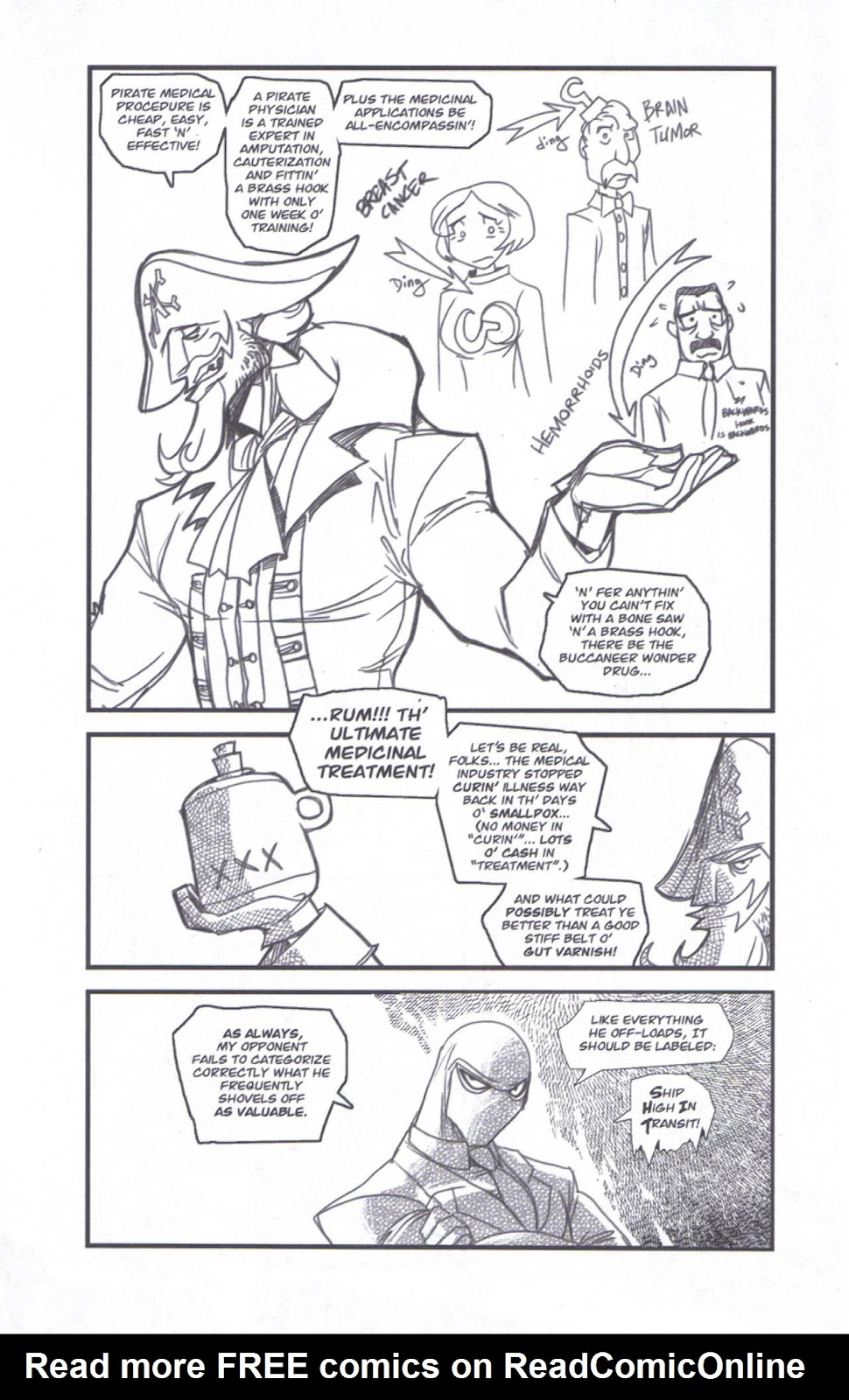 Pirates vs Ninjas: Debate in '08 issue Full - Page 28