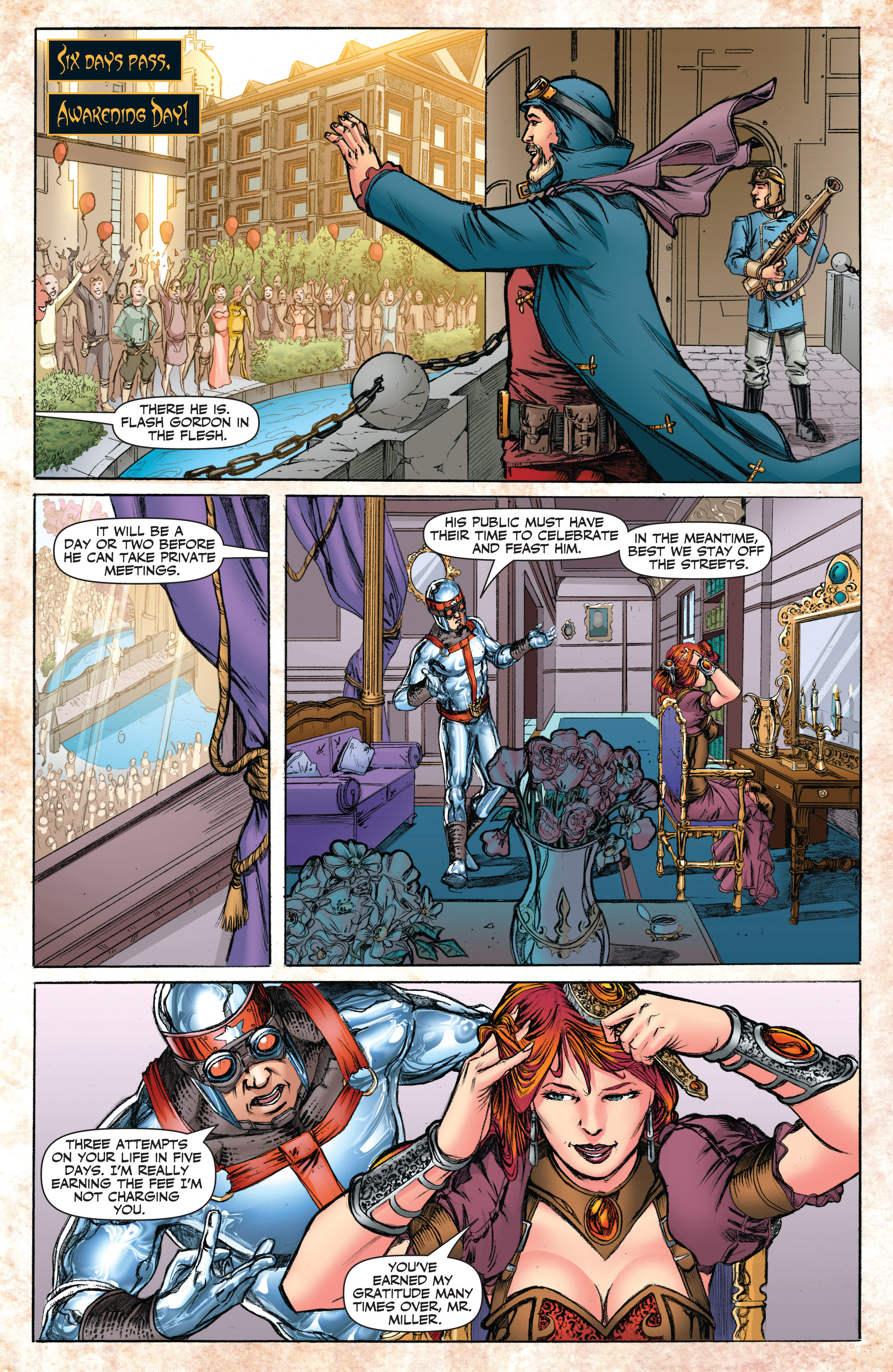 Read online Legenderry: A Steampunk Adventure comic -  Issue #5 - 15