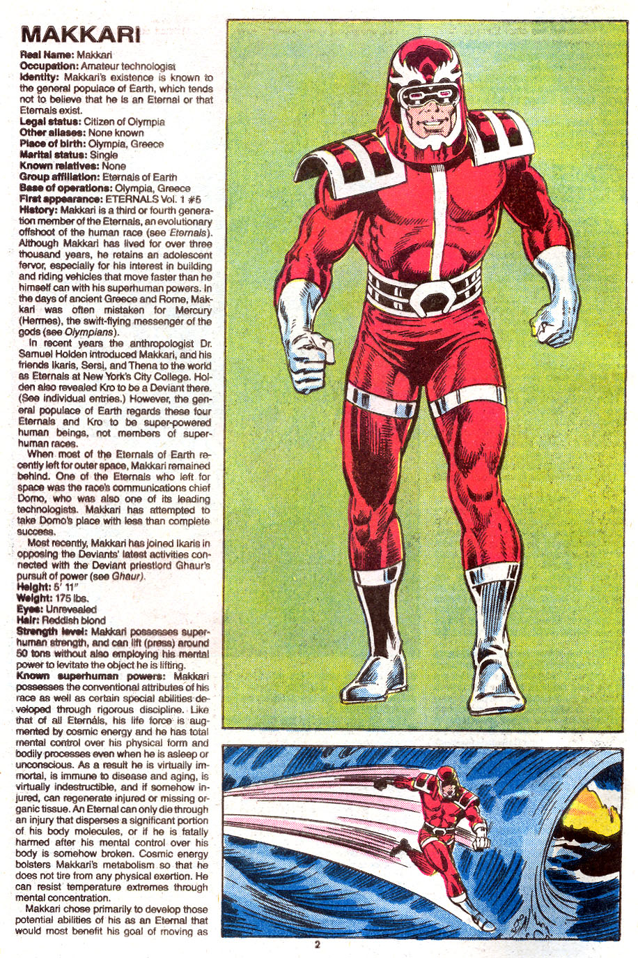 The Official Handbook of the Marvel Universe Deluxe Edition issue 8 - Page 4