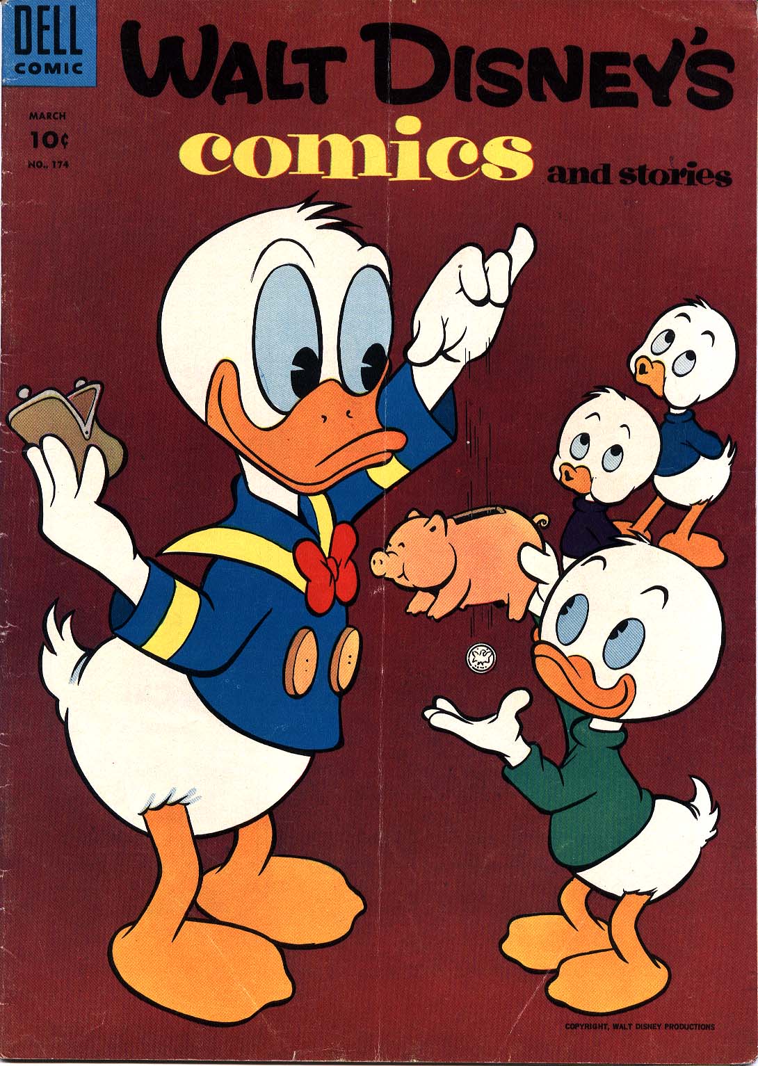 Read online Walt Disney's Comics and Stories comic -  Issue #174 - 1