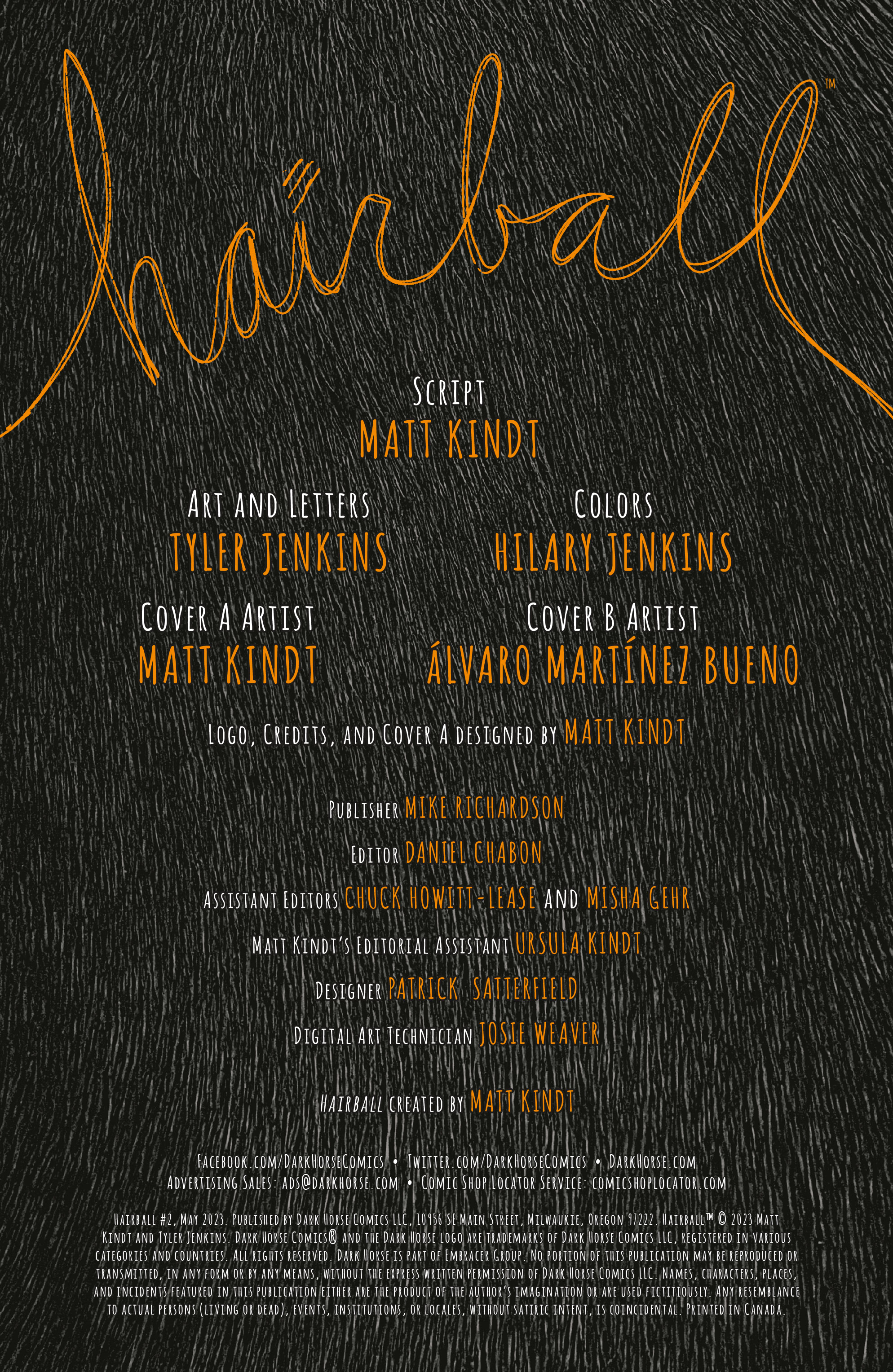 Read online Hairball comic -  Issue #2 - 2
