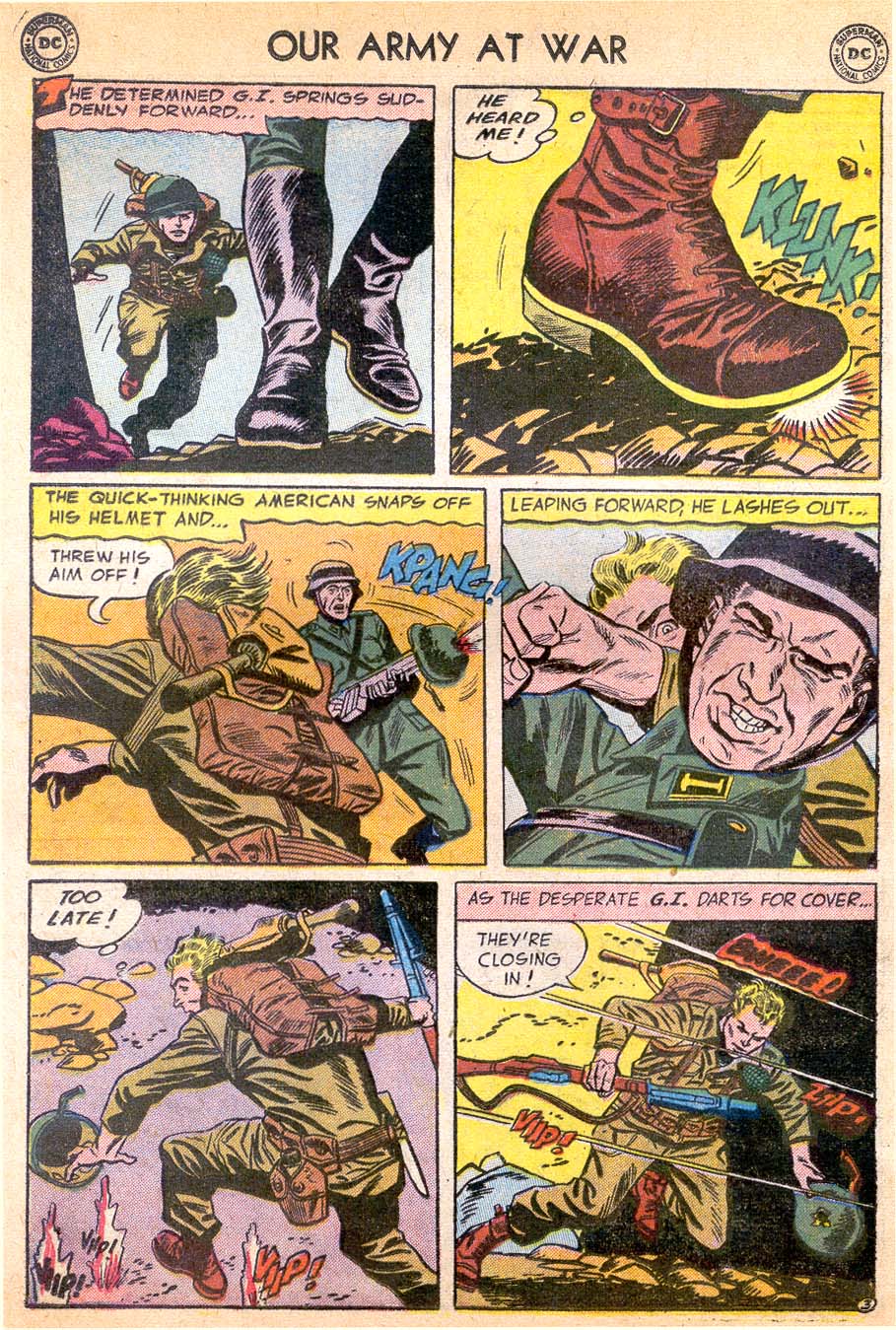 Read online Our Army at War (1952) comic -  Issue #45 - 20