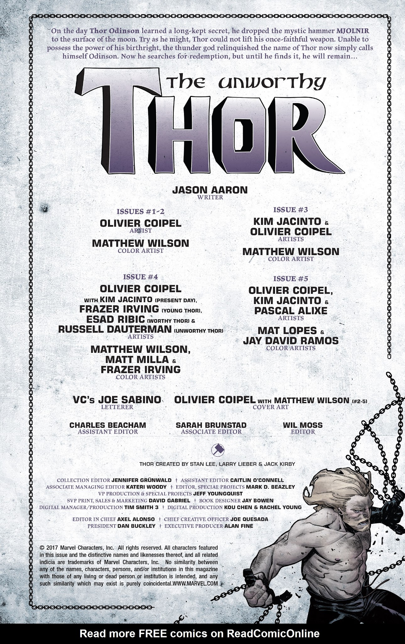 Read online The Unworthy Thor comic -  Issue # _TPB - 2