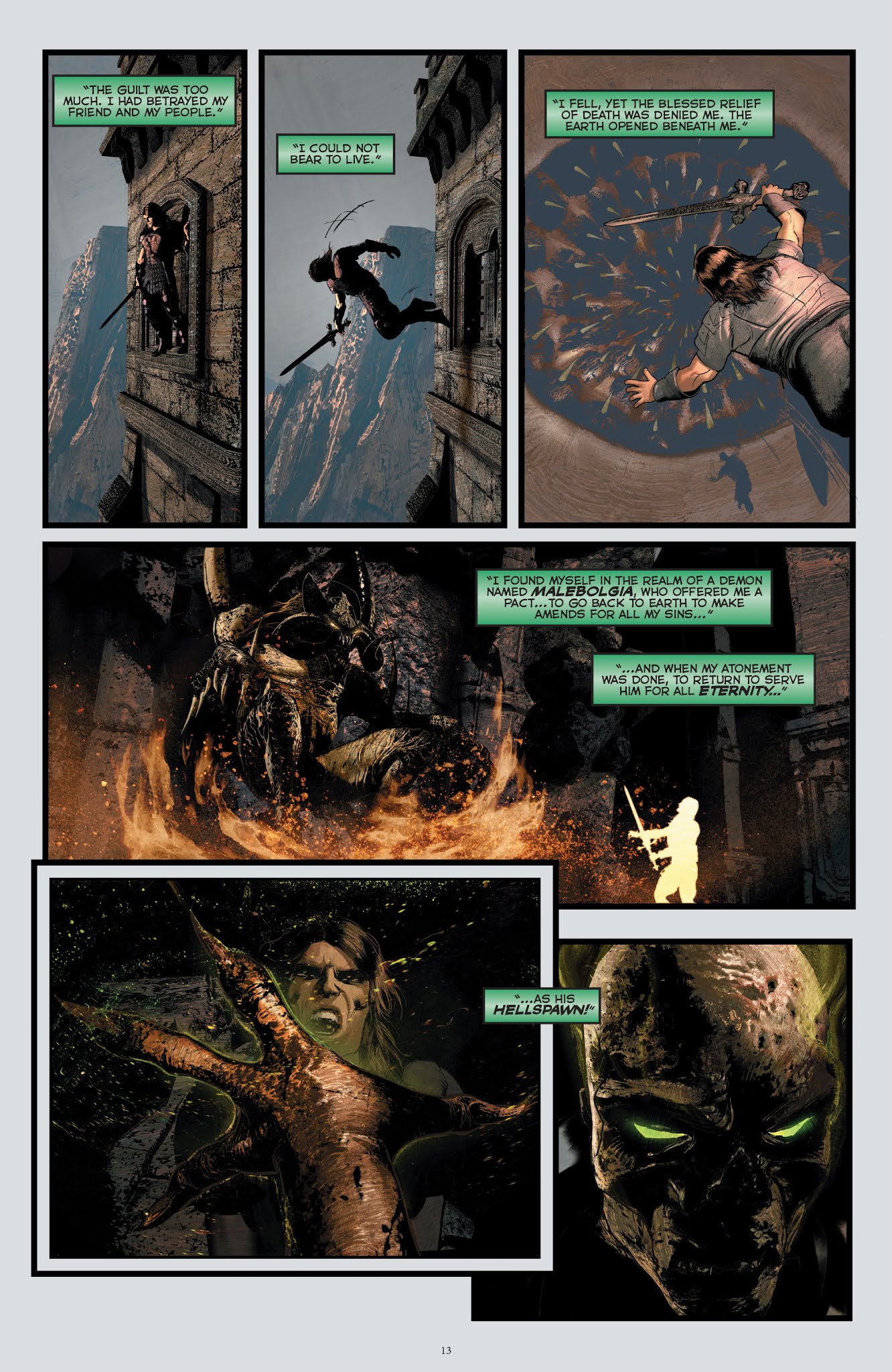 Read online Medieval Spawn and Witchblade comic -  Issue #4 - 15