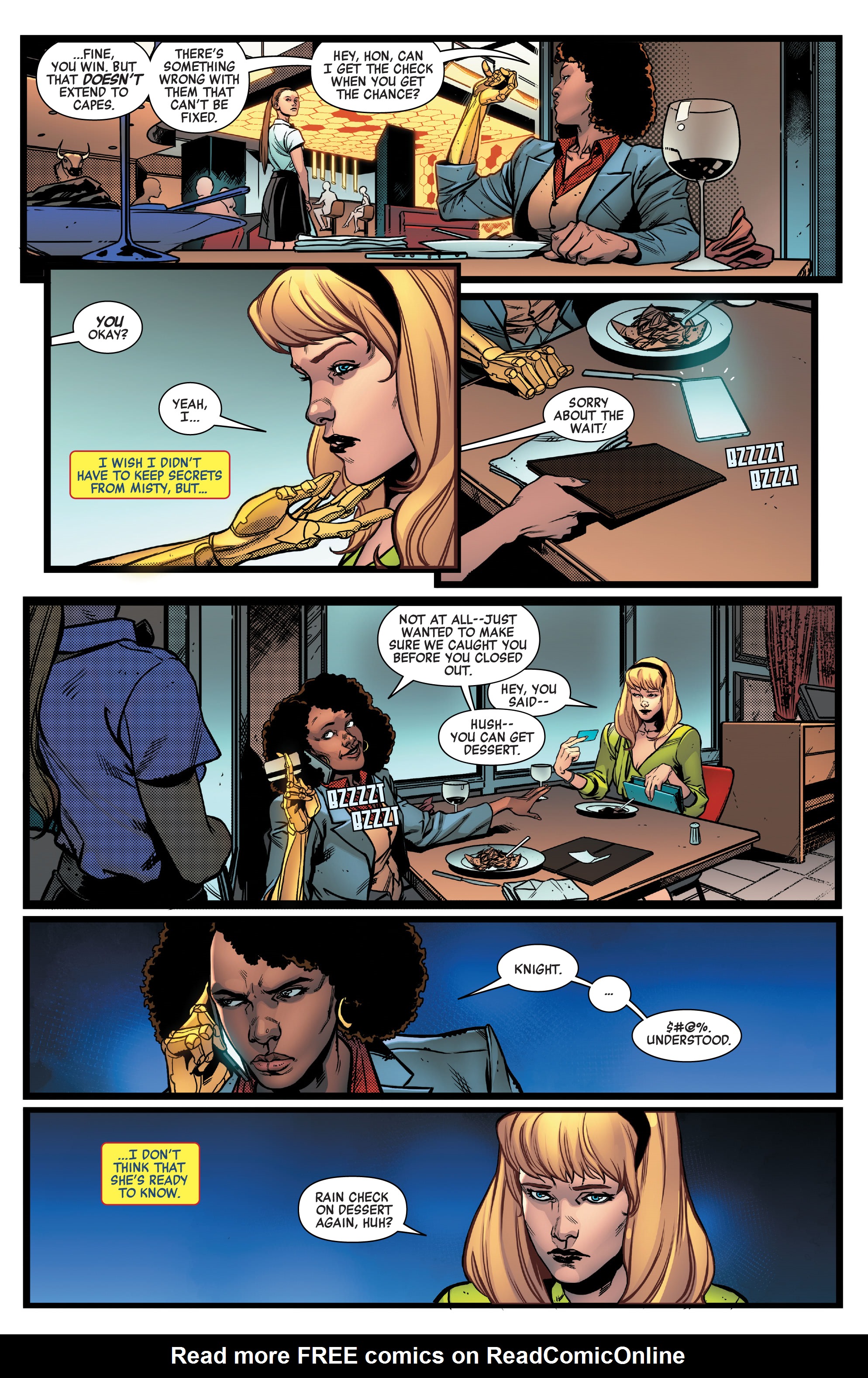 Read online Heroes Reborn: One-Shots comic -  Issue # Night-Gwen - 11