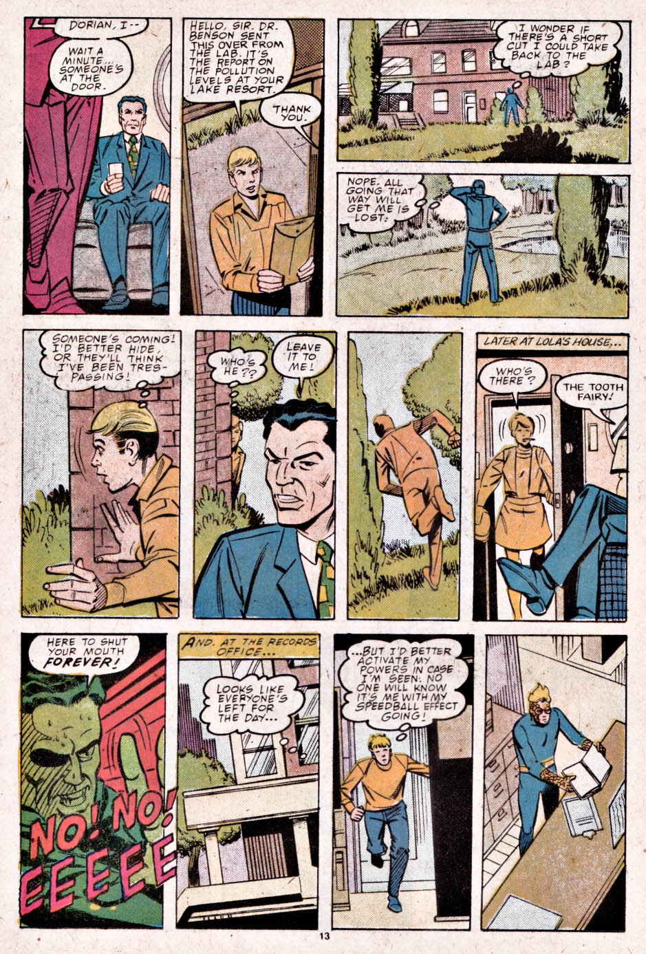 Read online Speedball comic -  Issue #9 - 10