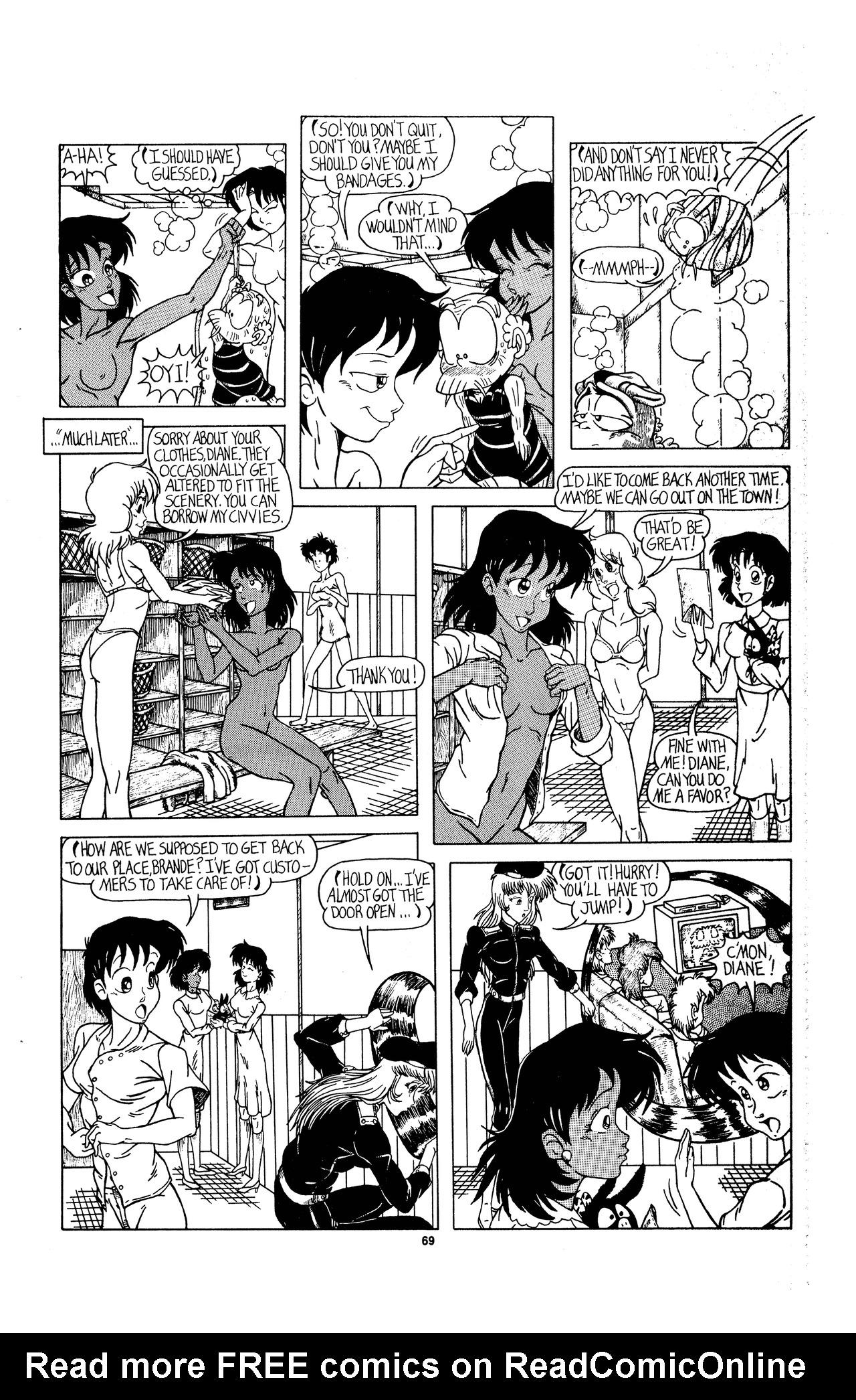 Read online Girls of Ninja High School comic -  Issue #2 - 69