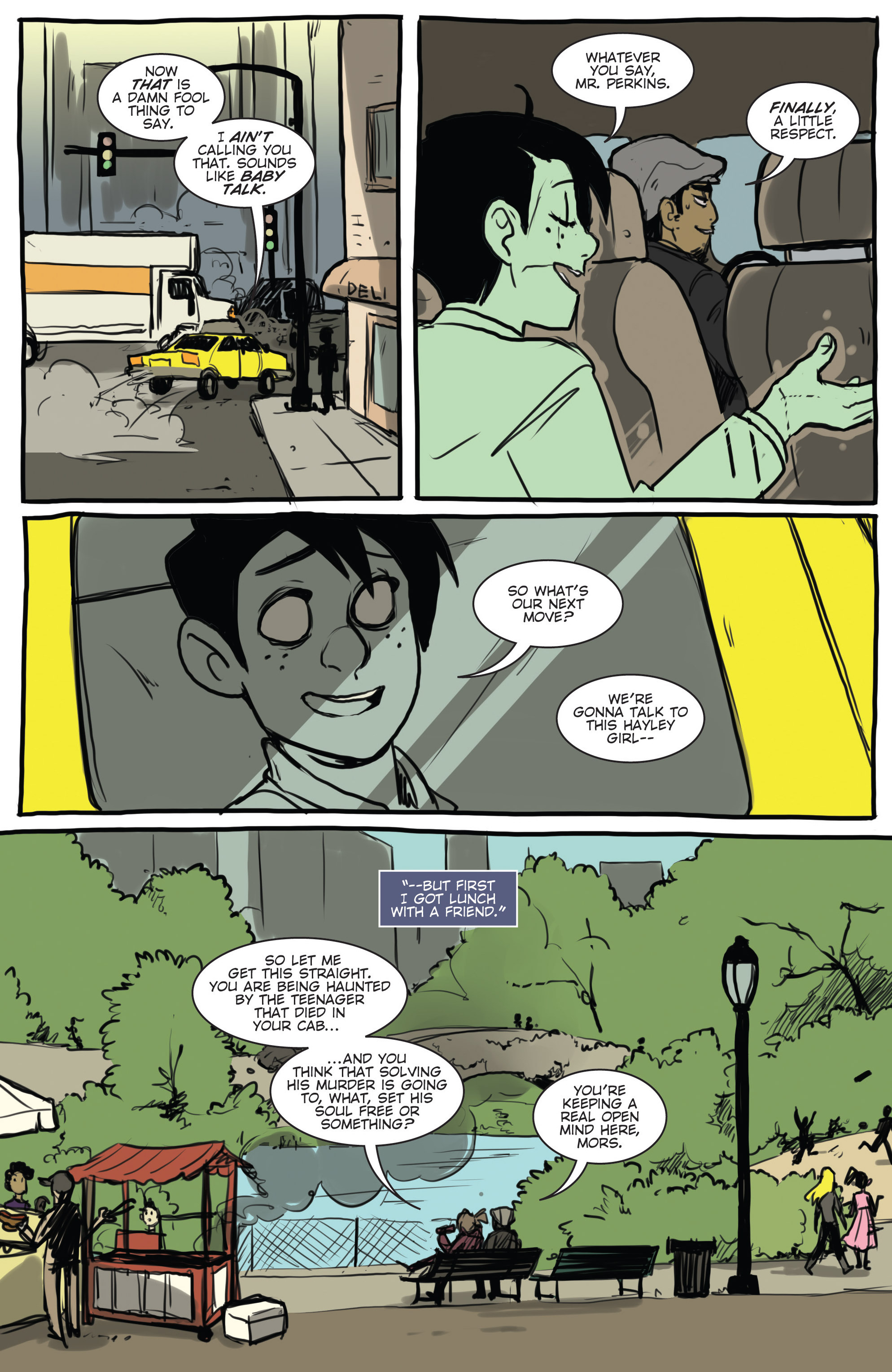 Read online Cyrus Perkins and the Haunted Taxicab comic -  Issue # TPB - 74