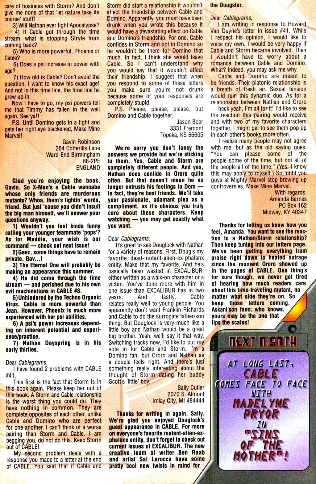 Read online Cable (1993) comic -  Issue #43 - 24