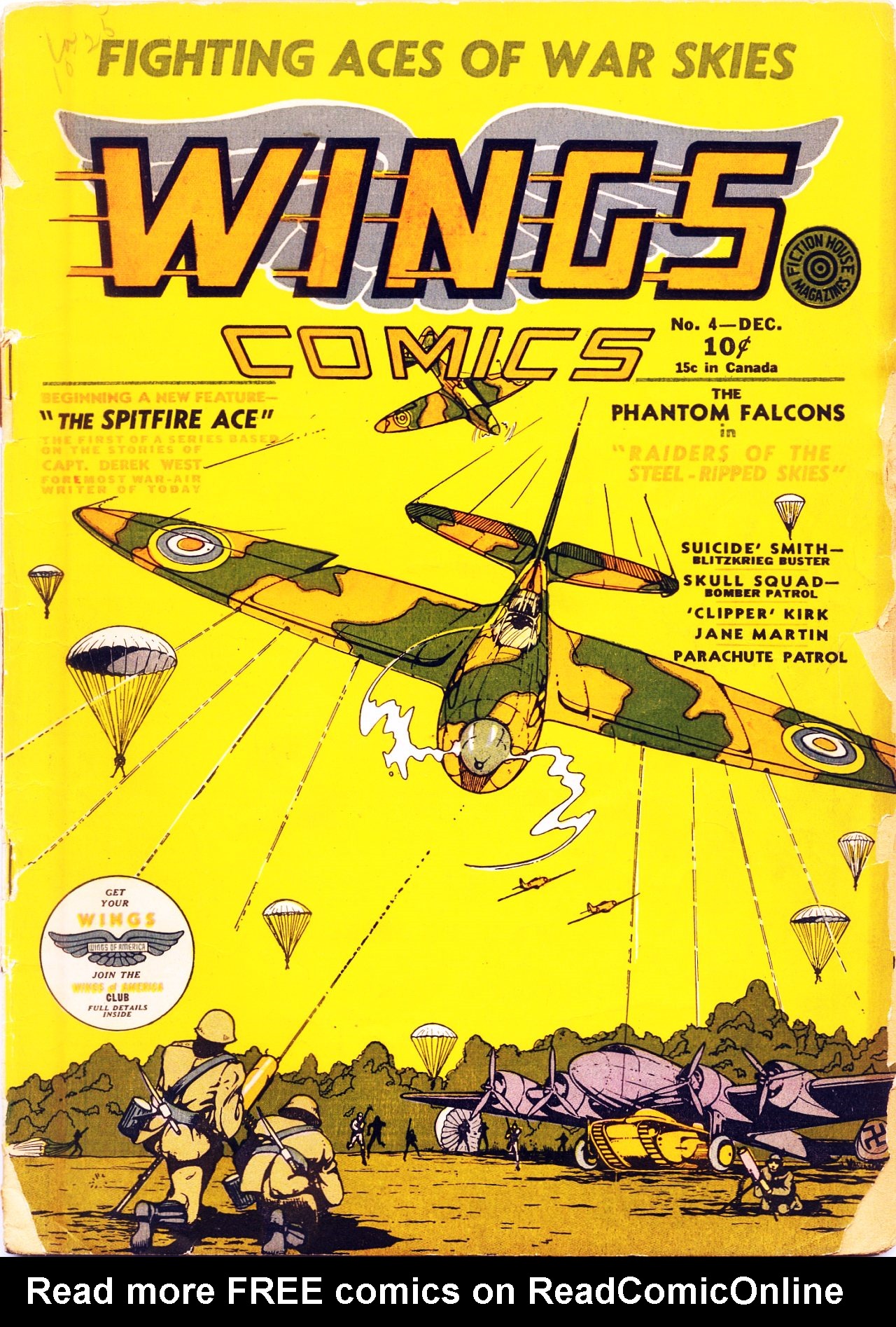Read online Wings Comics comic -  Issue #4 - 1
