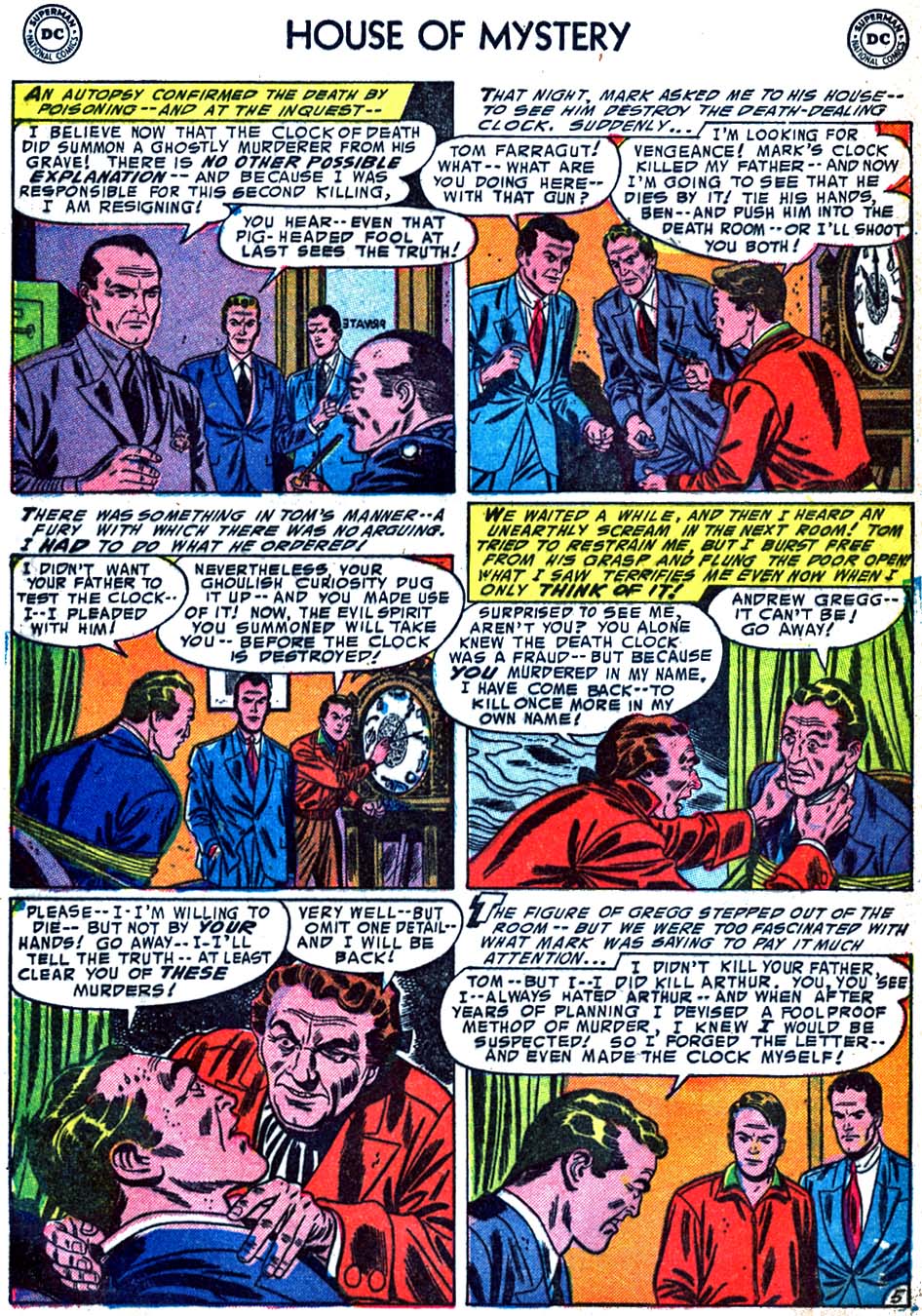 Read online House of Mystery (1951) comic -  Issue #28 - 32