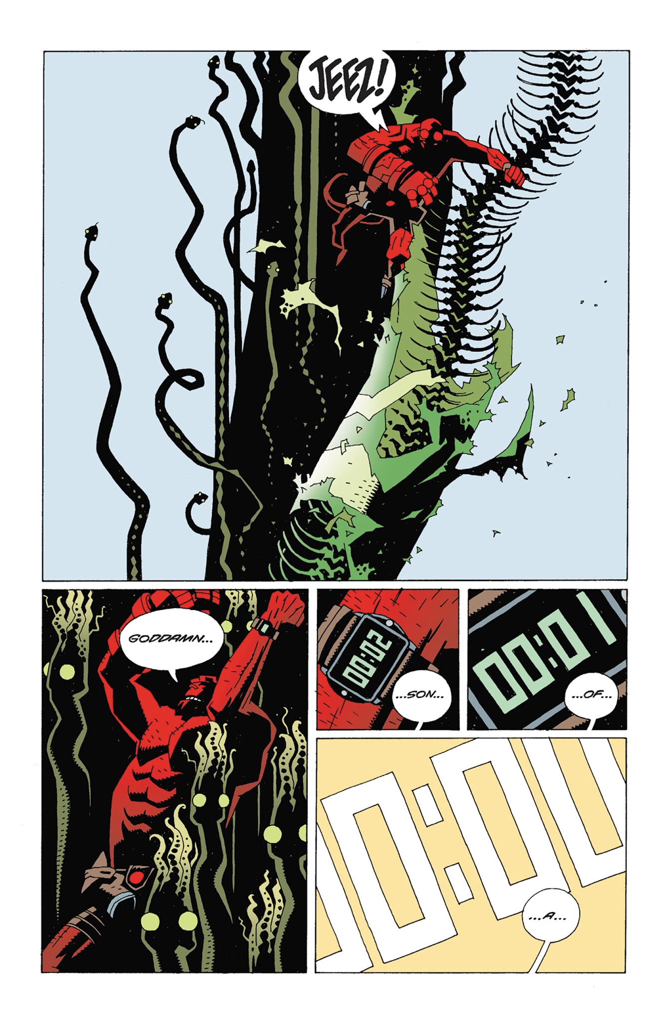 Read online Hellboy: Wake the Devil comic -  Issue # _TPB - 90