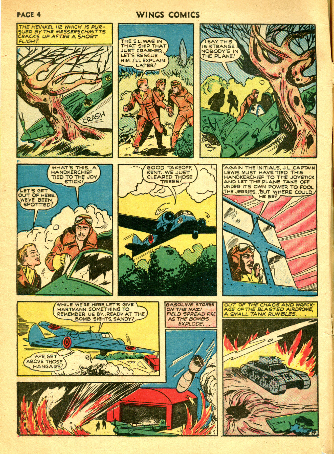 Read online Wings Comics comic -  Issue #7 - 6