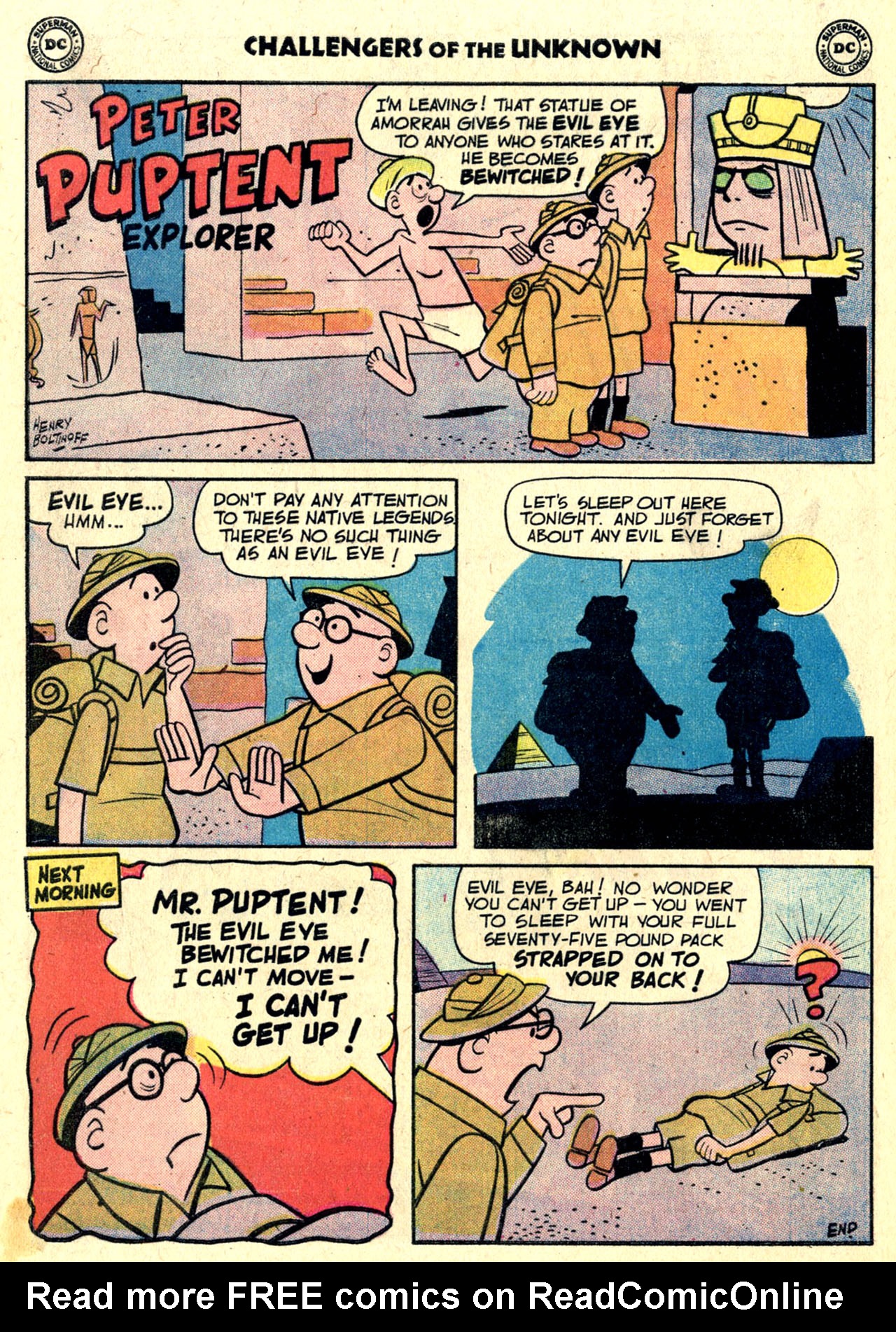 Read online Challengers of the Unknown (1958) comic -  Issue #5 - 12