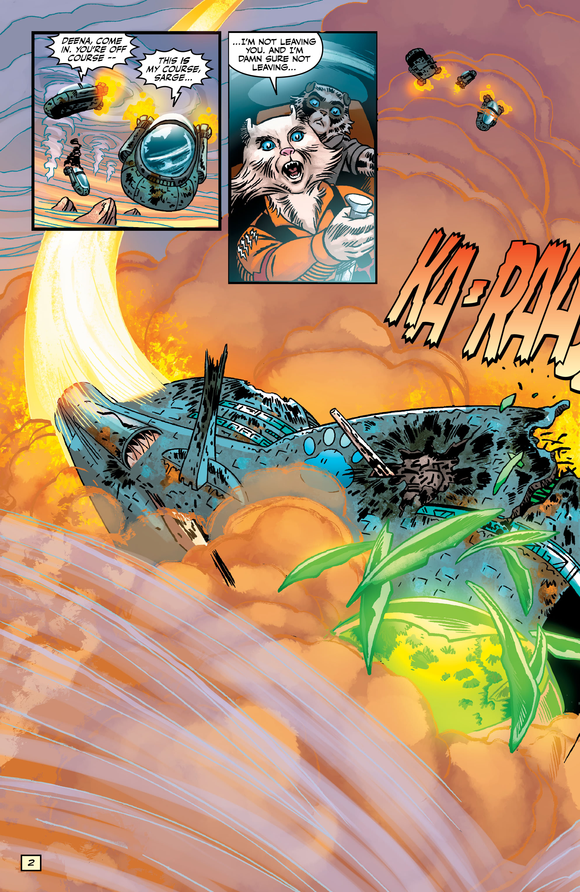 Read online Captain Ginger Season 2 comic -  Issue #3 - 4