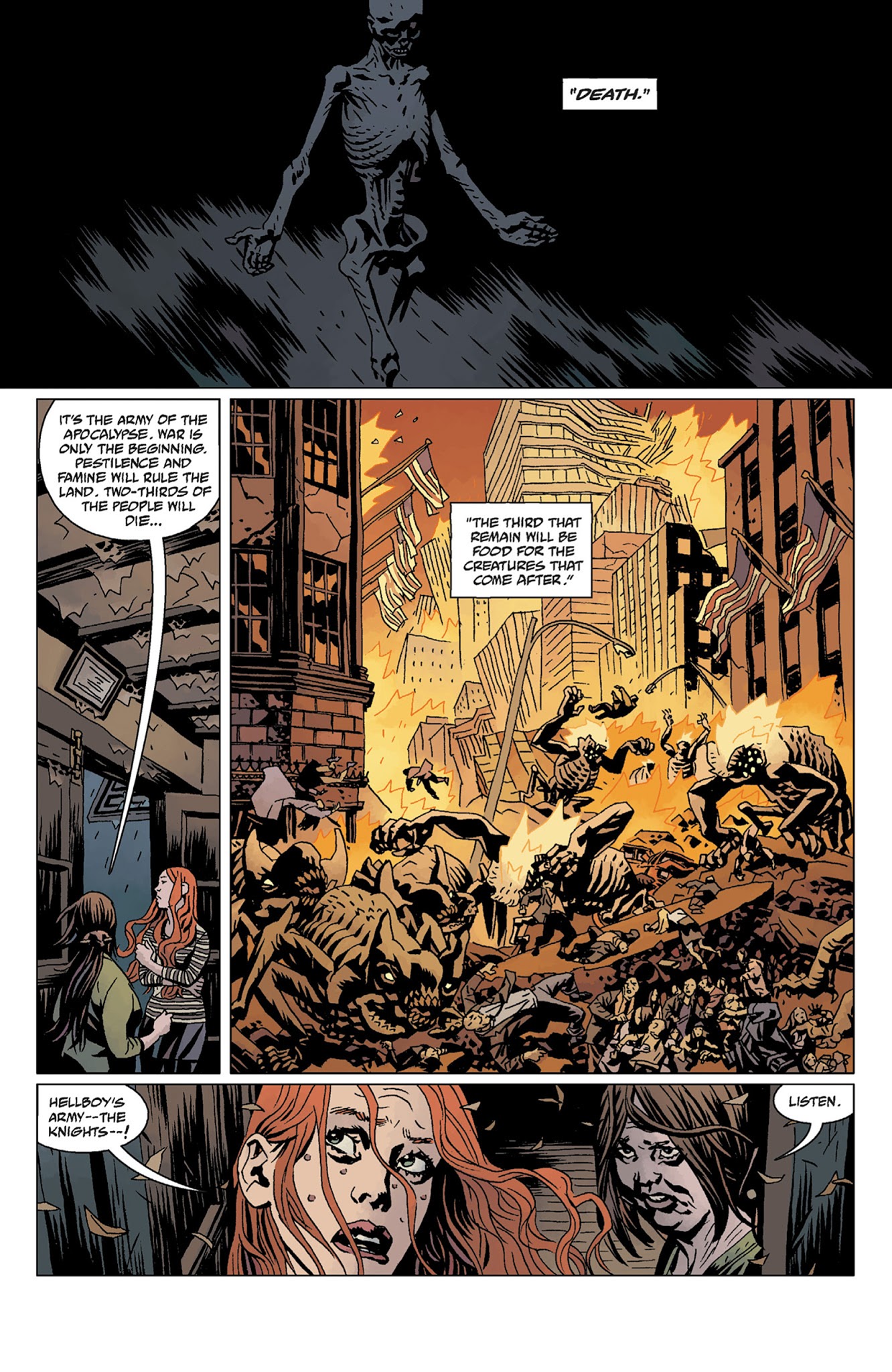 Read online Hellboy: The Storm And The Fury comic -  Issue # TPB - 116