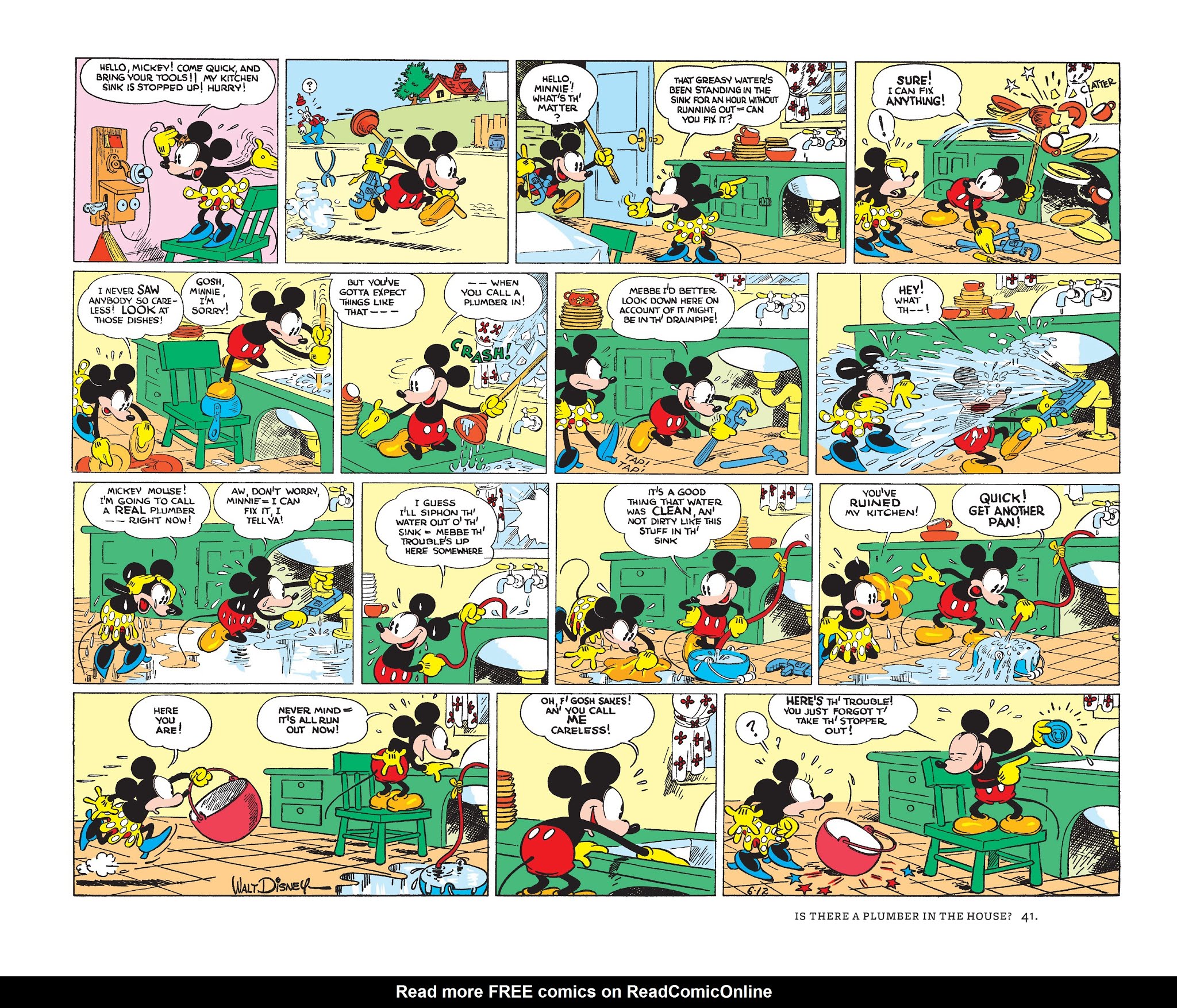 Read online Walt Disney's Mickey Mouse Color Sundays comic -  Issue # TPB 1 (Part 1) - 41