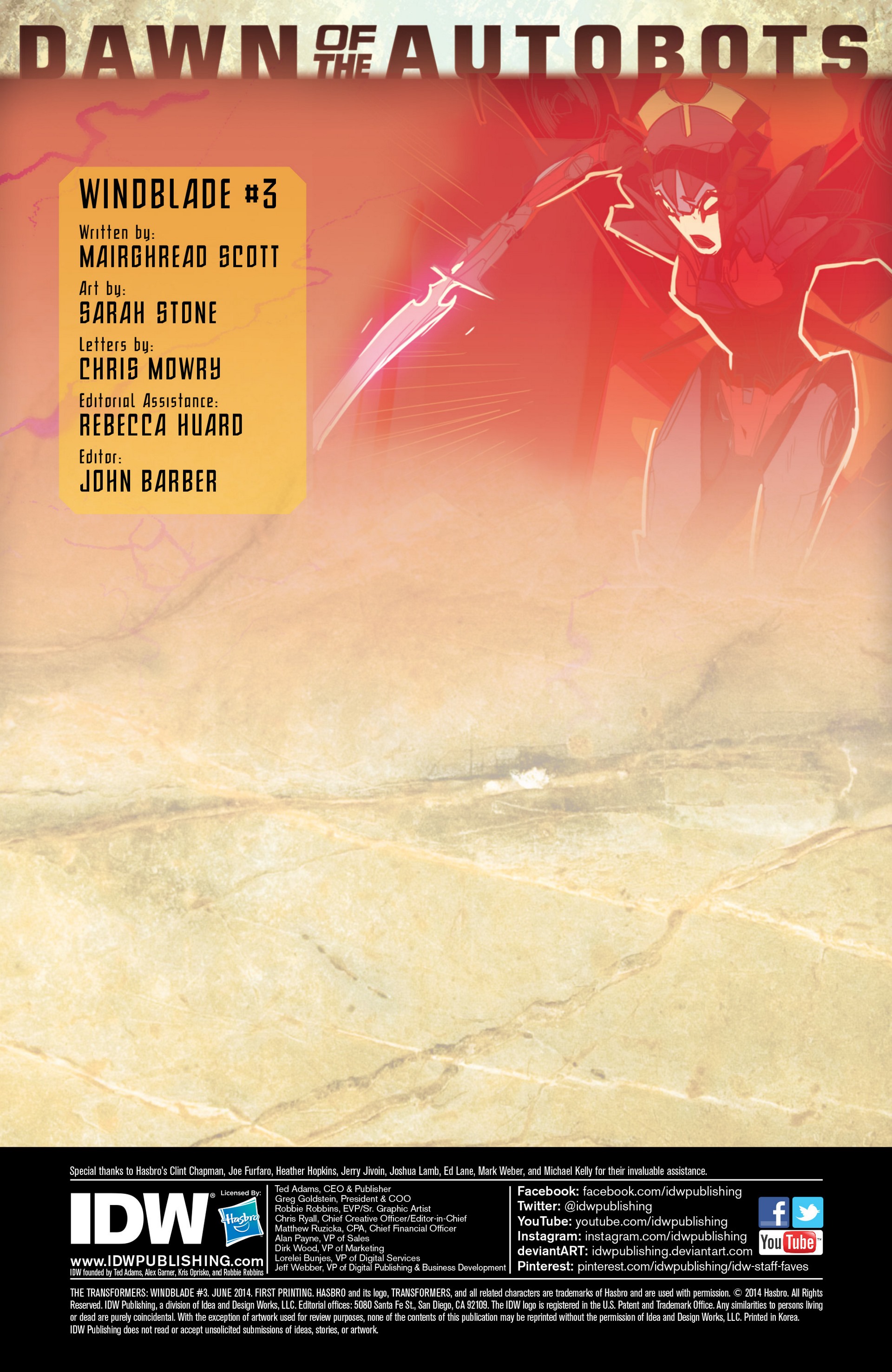 Read online The Transformers: Windblade (2014) comic -  Issue #3 - 2