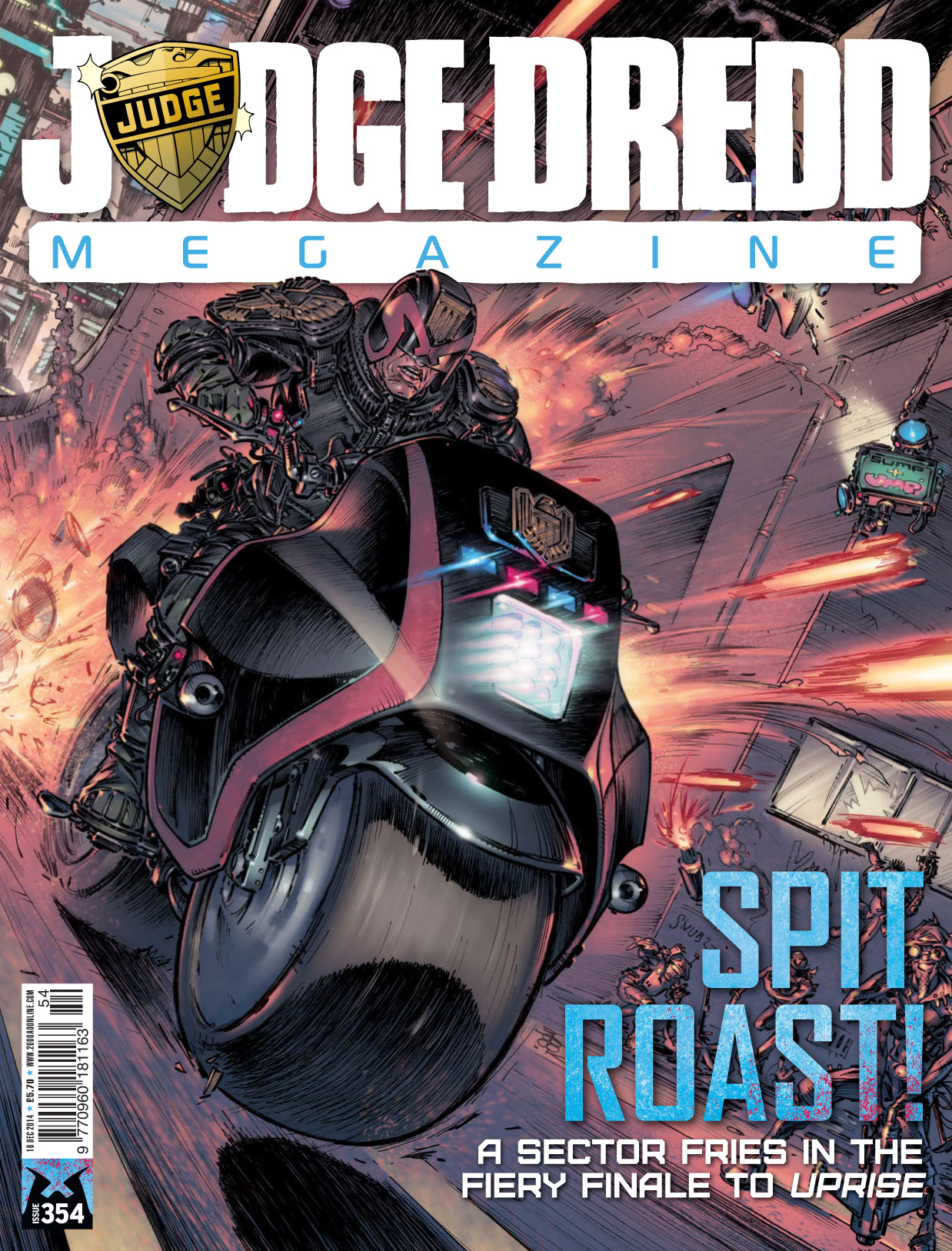 Read online Judge Dredd Megazine (Vol. 5) comic -  Issue #354 - 1