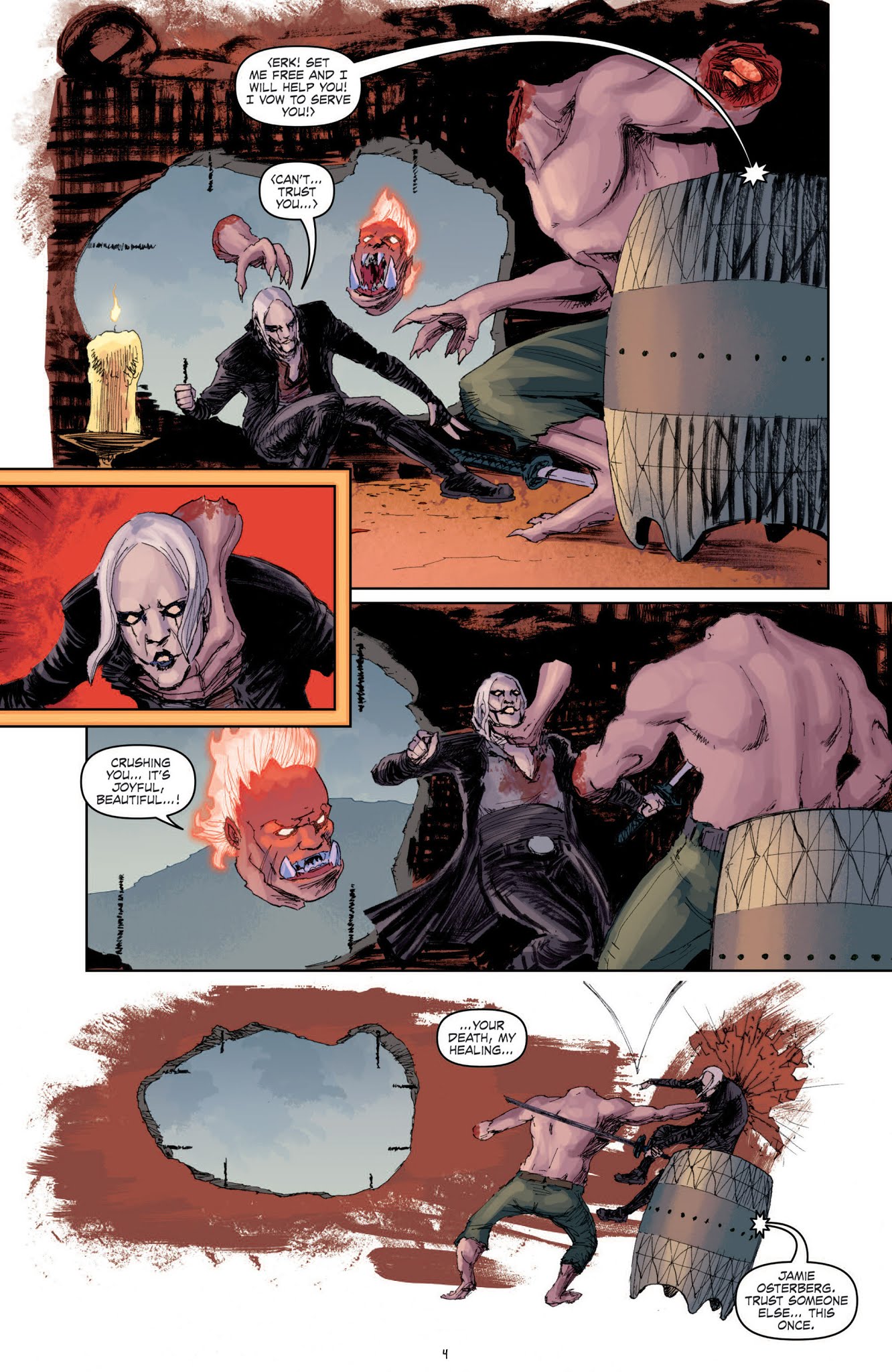 Read online The Crow: Death And Rebirth comic -  Issue #5 - 6