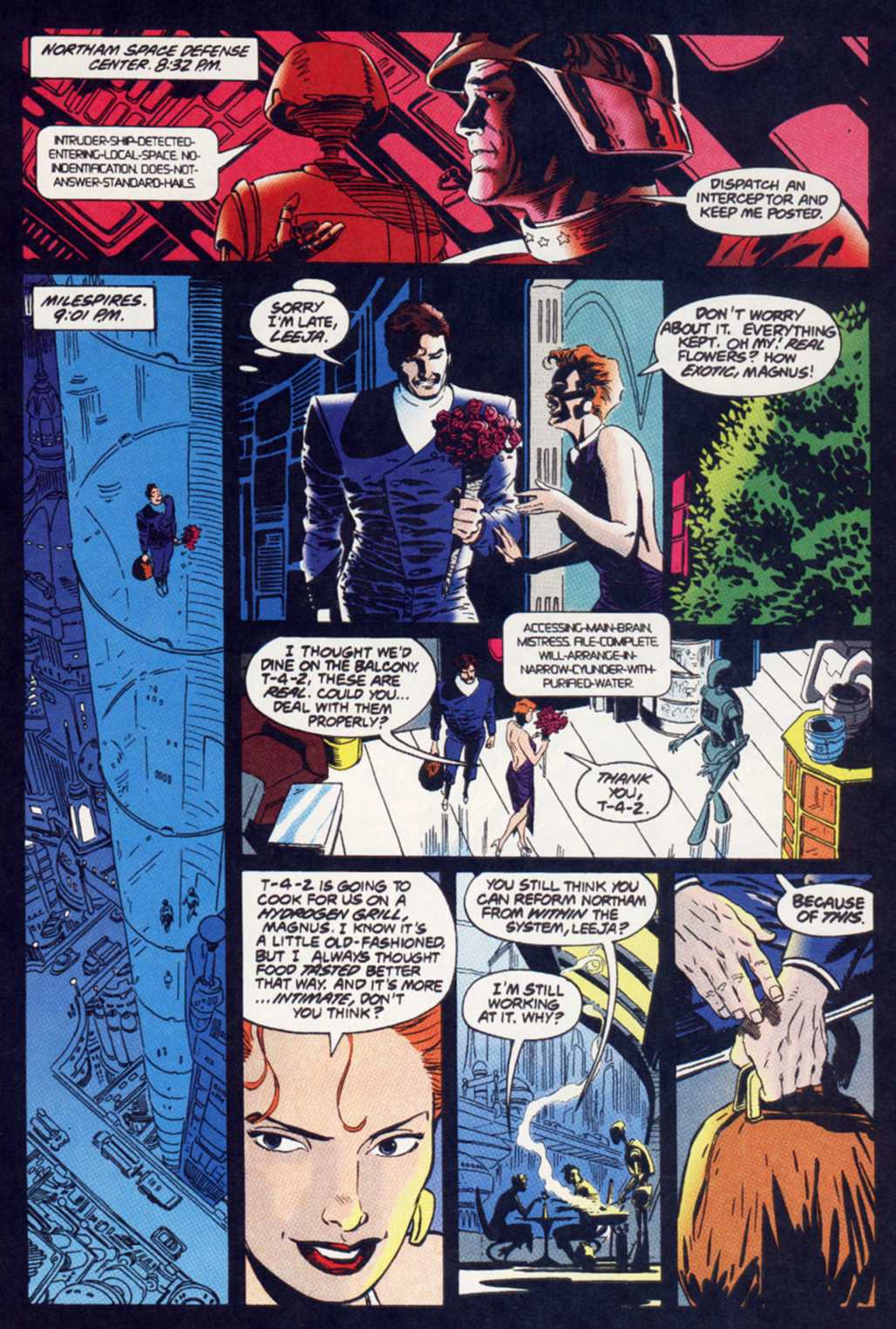 Read online Predator vs. Magnus Robot Fighter comic -  Issue #1 - 14