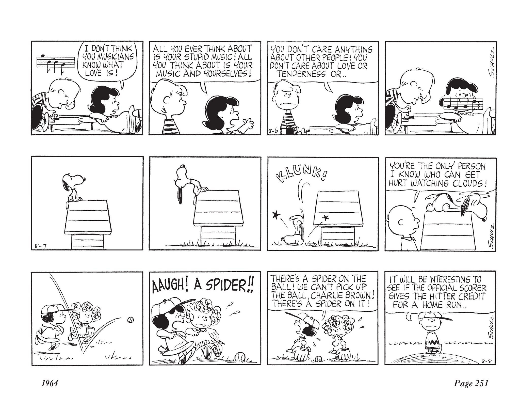 Read online The Complete Peanuts comic -  Issue # TPB 7 - 262