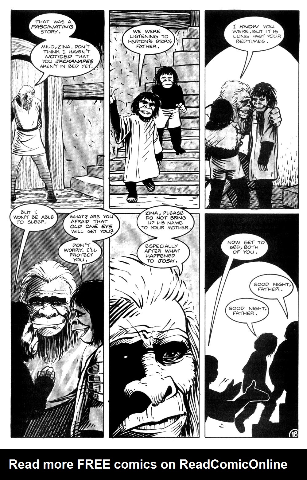 Read online Planet of the Apes (1990) comic -  Issue #18 - 20