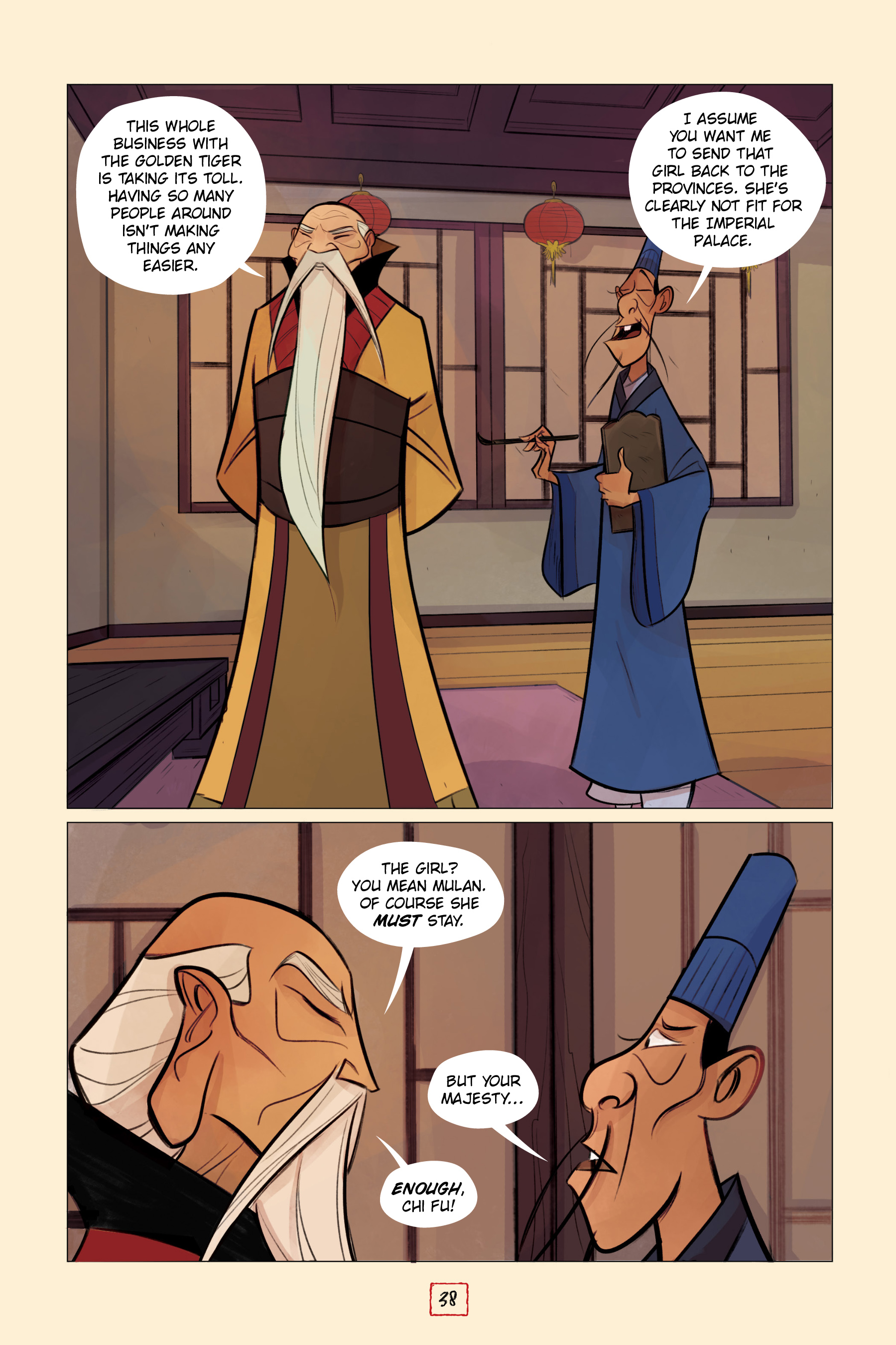 Read online Disney Mulan's Adventure Journal: The Palace of Secrets comic -  Issue # TPB - 39