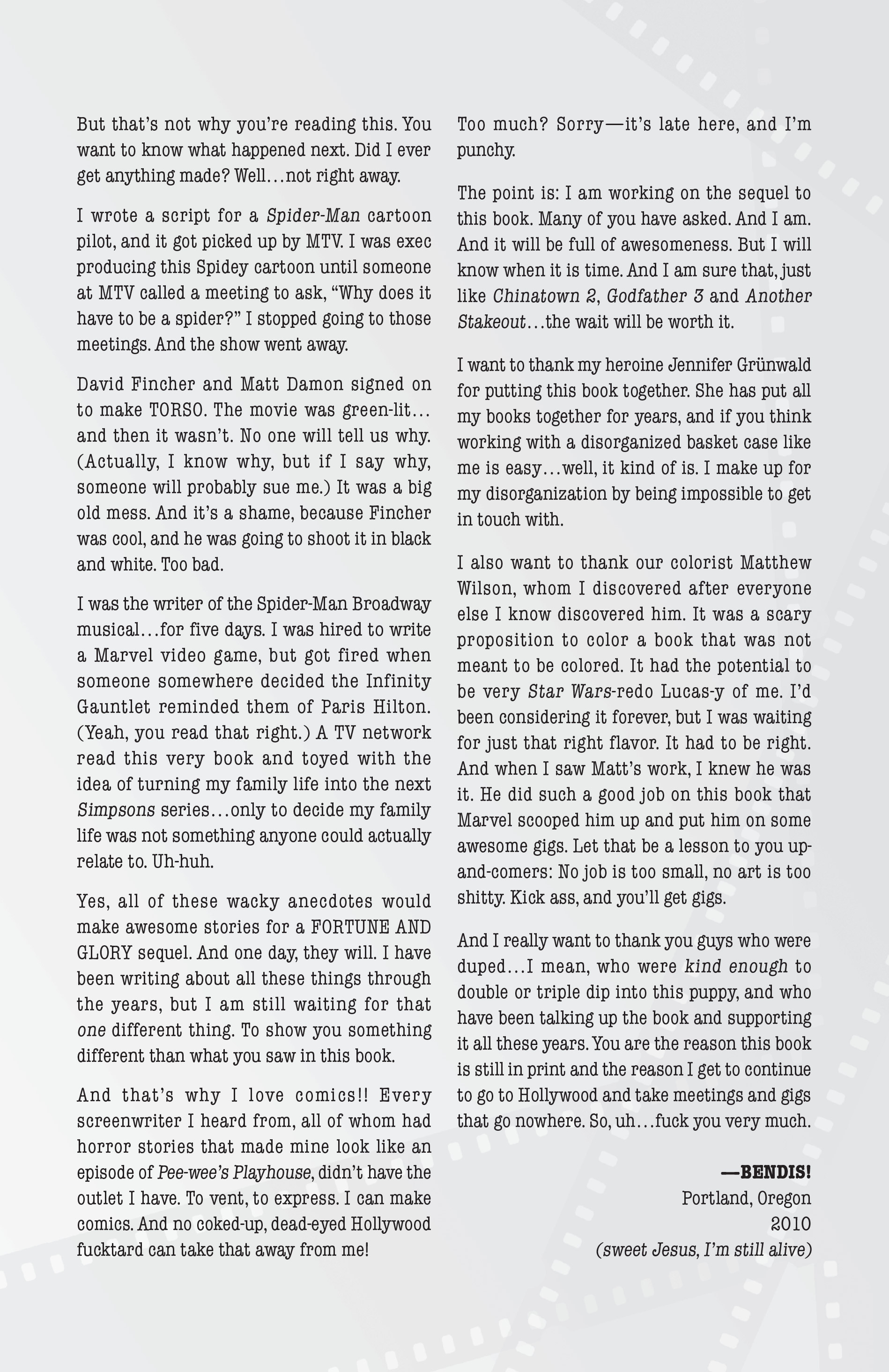 Read online Fortune & Glory: A True Hollywood Comic Book Story comic -  Issue # TPB - 122