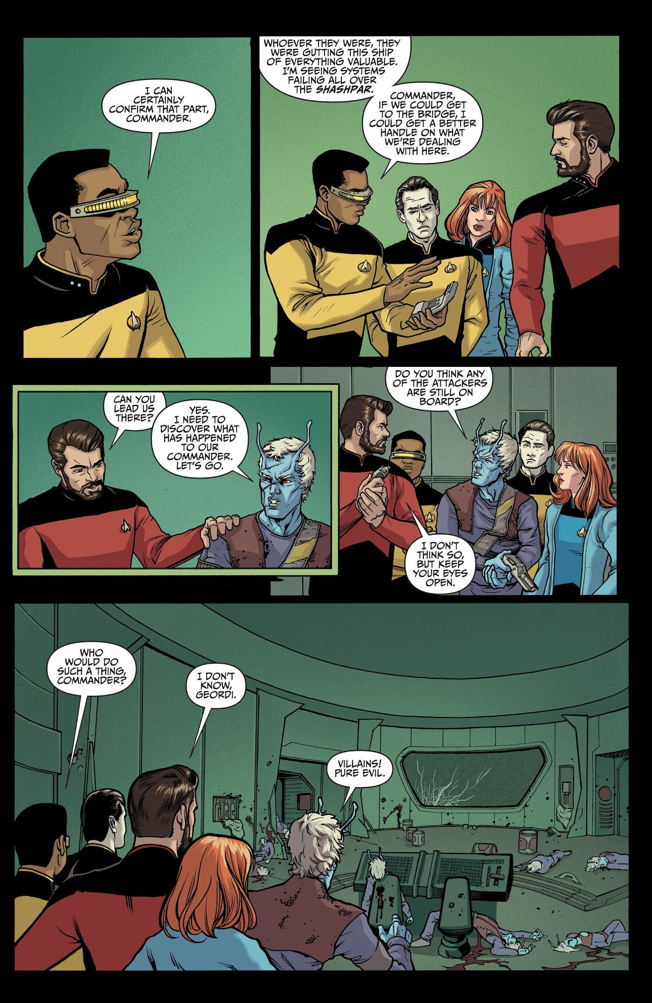 Read online Star Trek: The Next Generation: Through the Mirror comic -  Issue #2 - 13