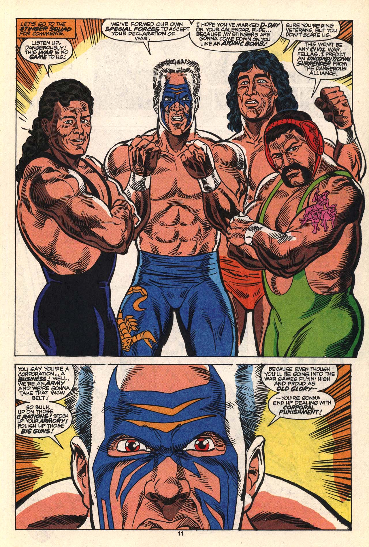 Read online WCW World Championship Wrestling comic -  Issue #5 - 12