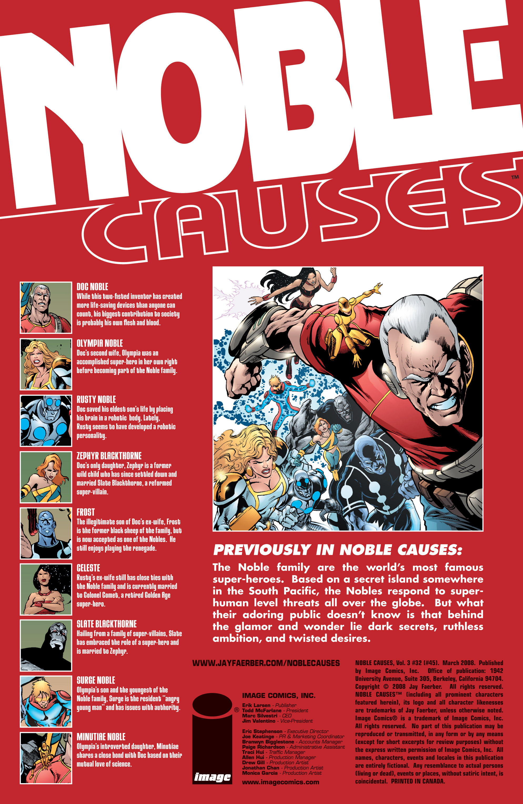 Read online Noble Causes (2004) comic -  Issue #32 - 2