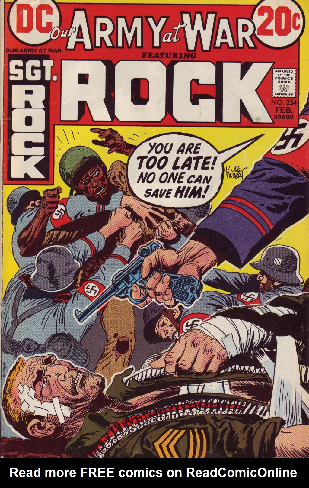 Read online Our Army at War (1952) comic -  Issue #254 - 1